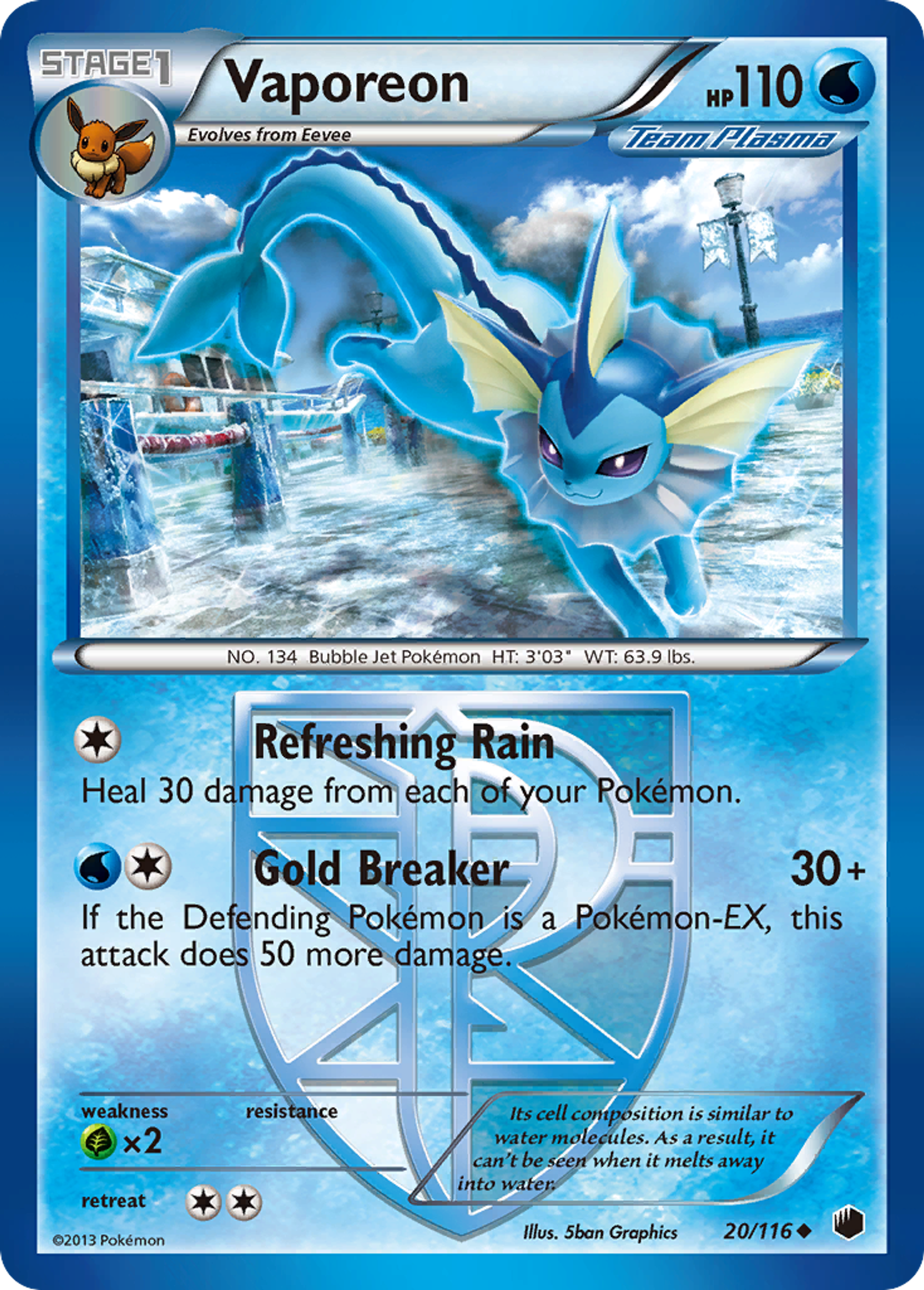 Vaporeon — Plasma Freeze — Pokemon