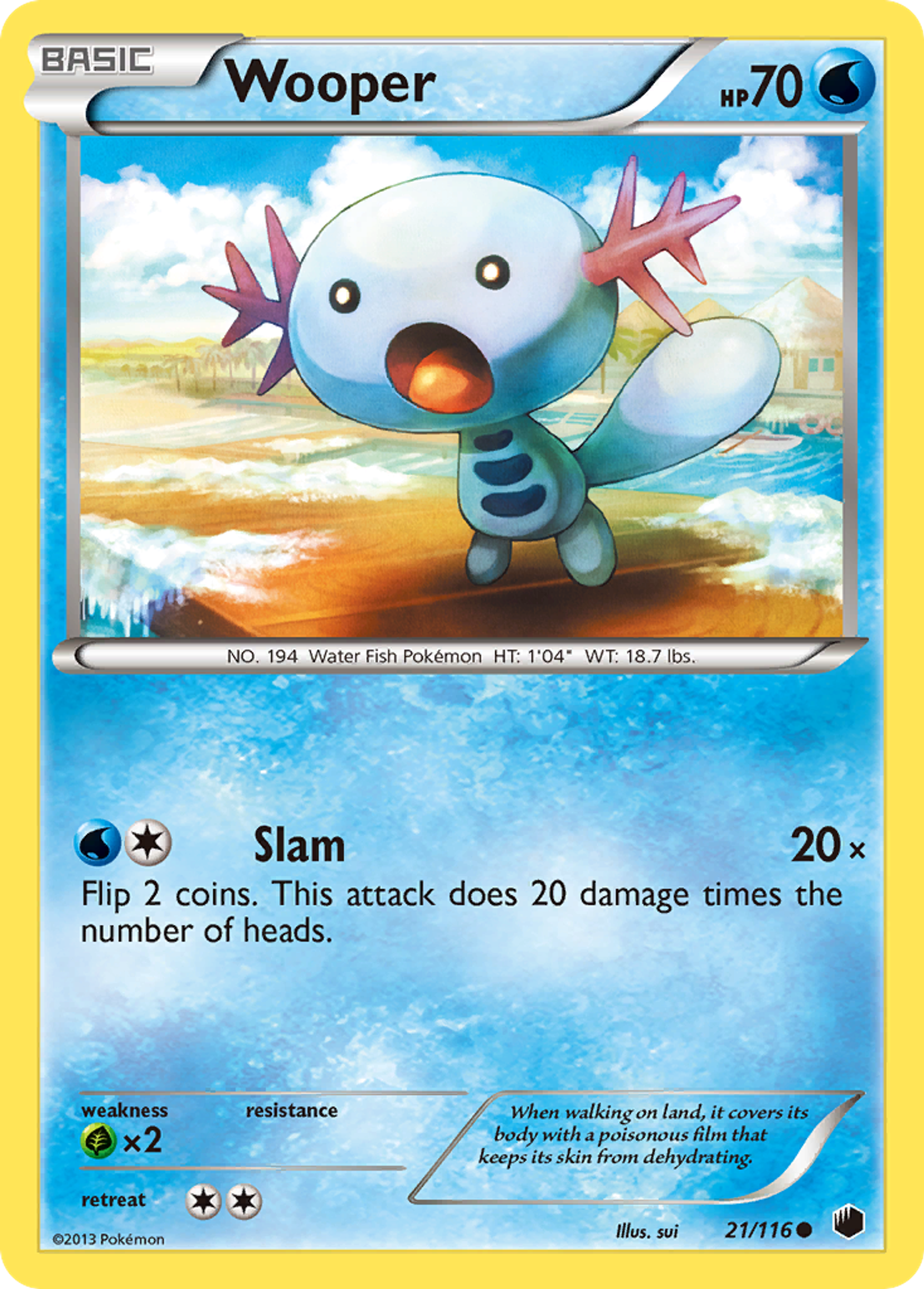 Wooper — Plasma Freeze — Pokemon