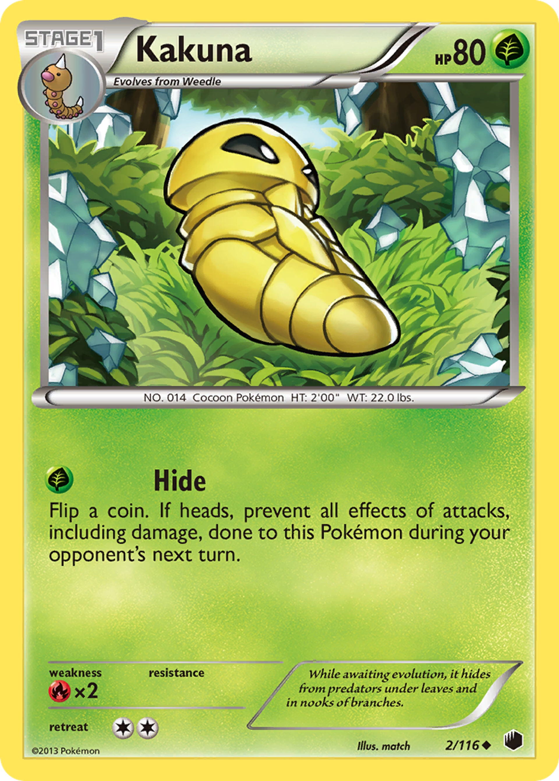 Kakuna — Plasma Freeze — Pokemon