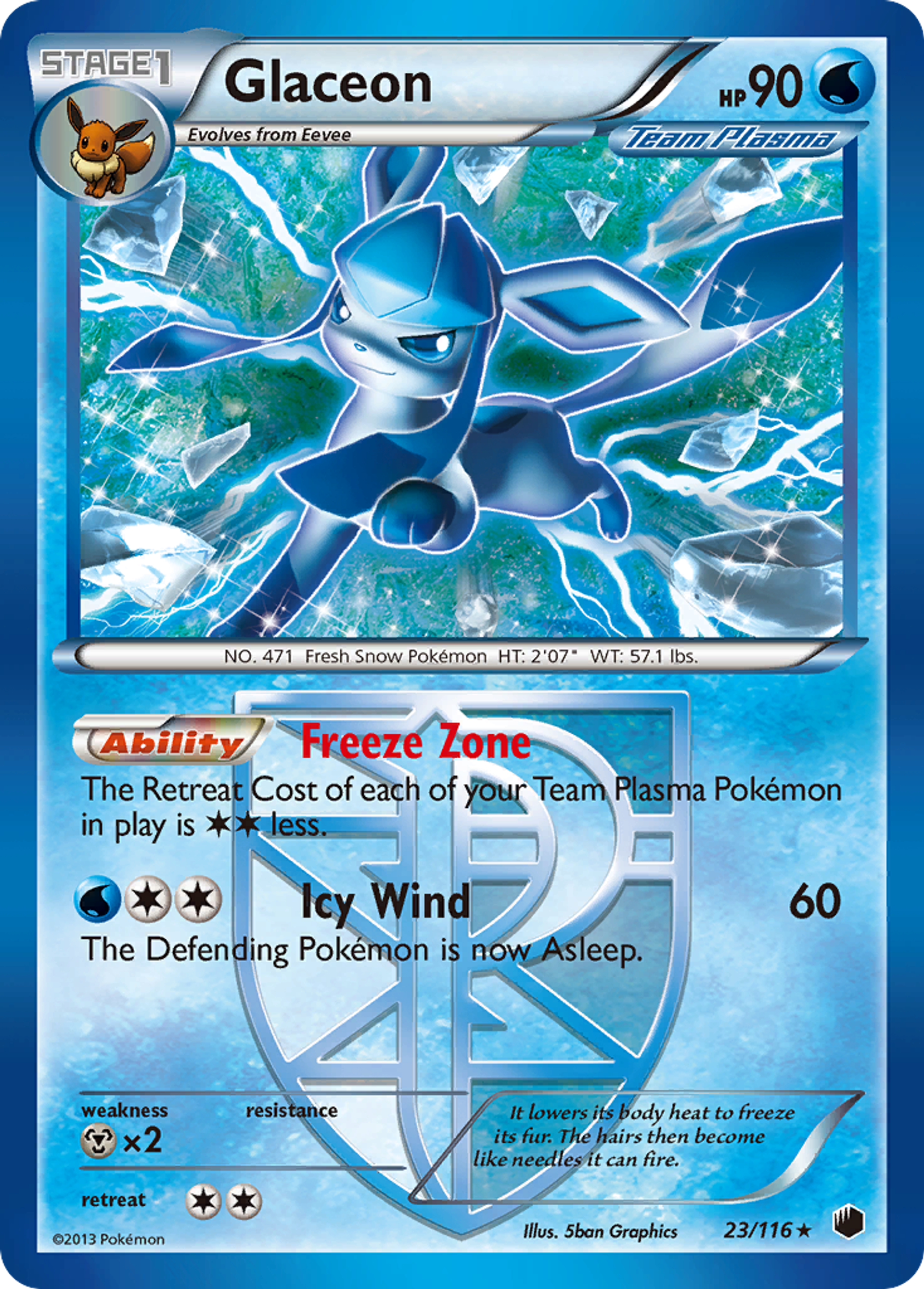 Glaceon — Plasma Freeze — Pokemon