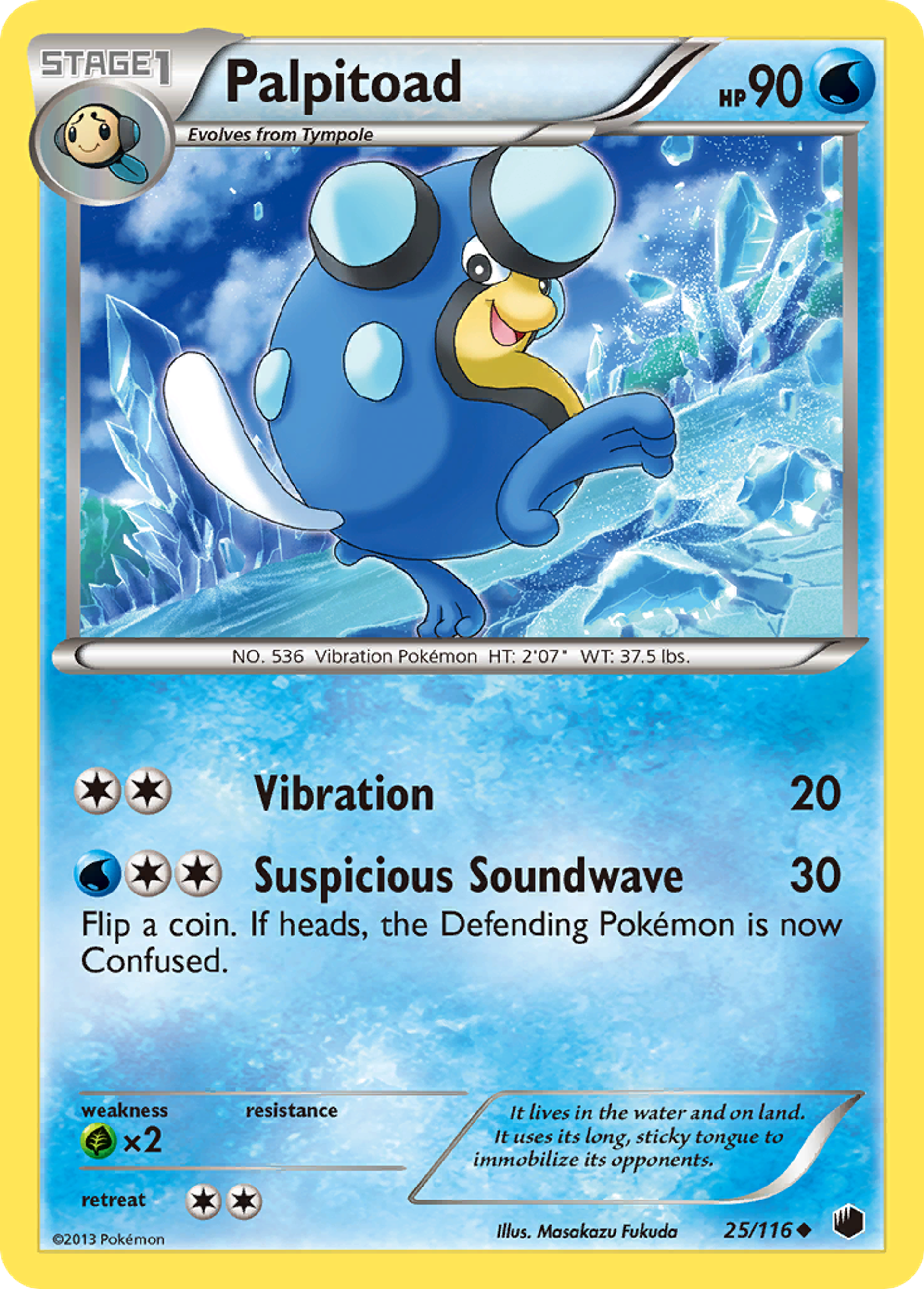 Palpitoad — Plasma Freeze — Pokemon
