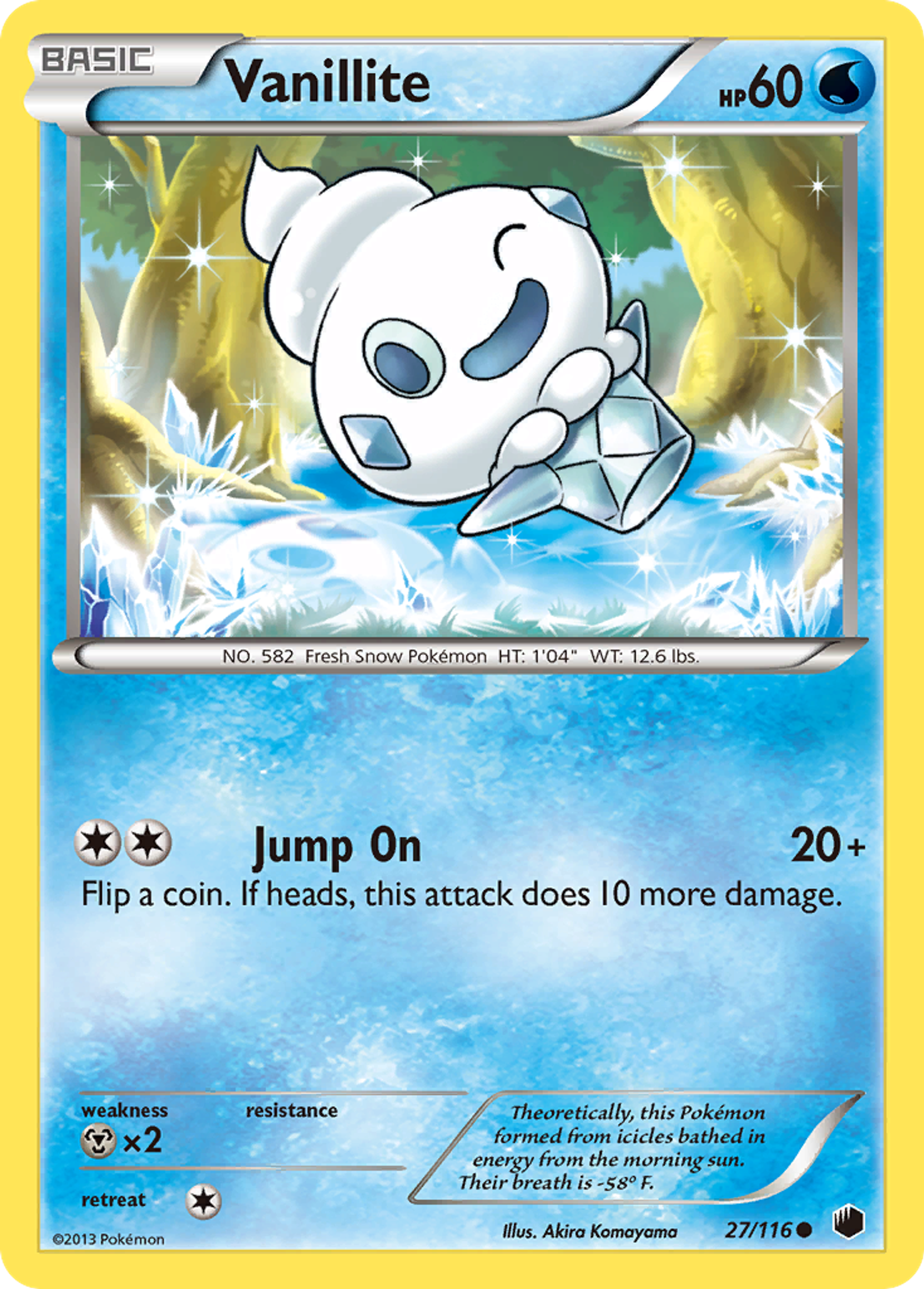 Vanillite — Plasma Freeze — Pokémon