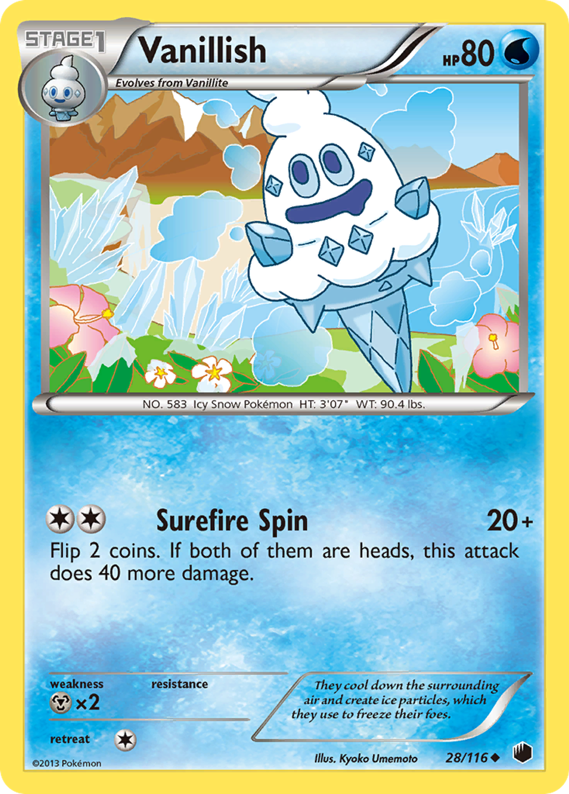 Vanillish — Plasma Freeze — Pokémon