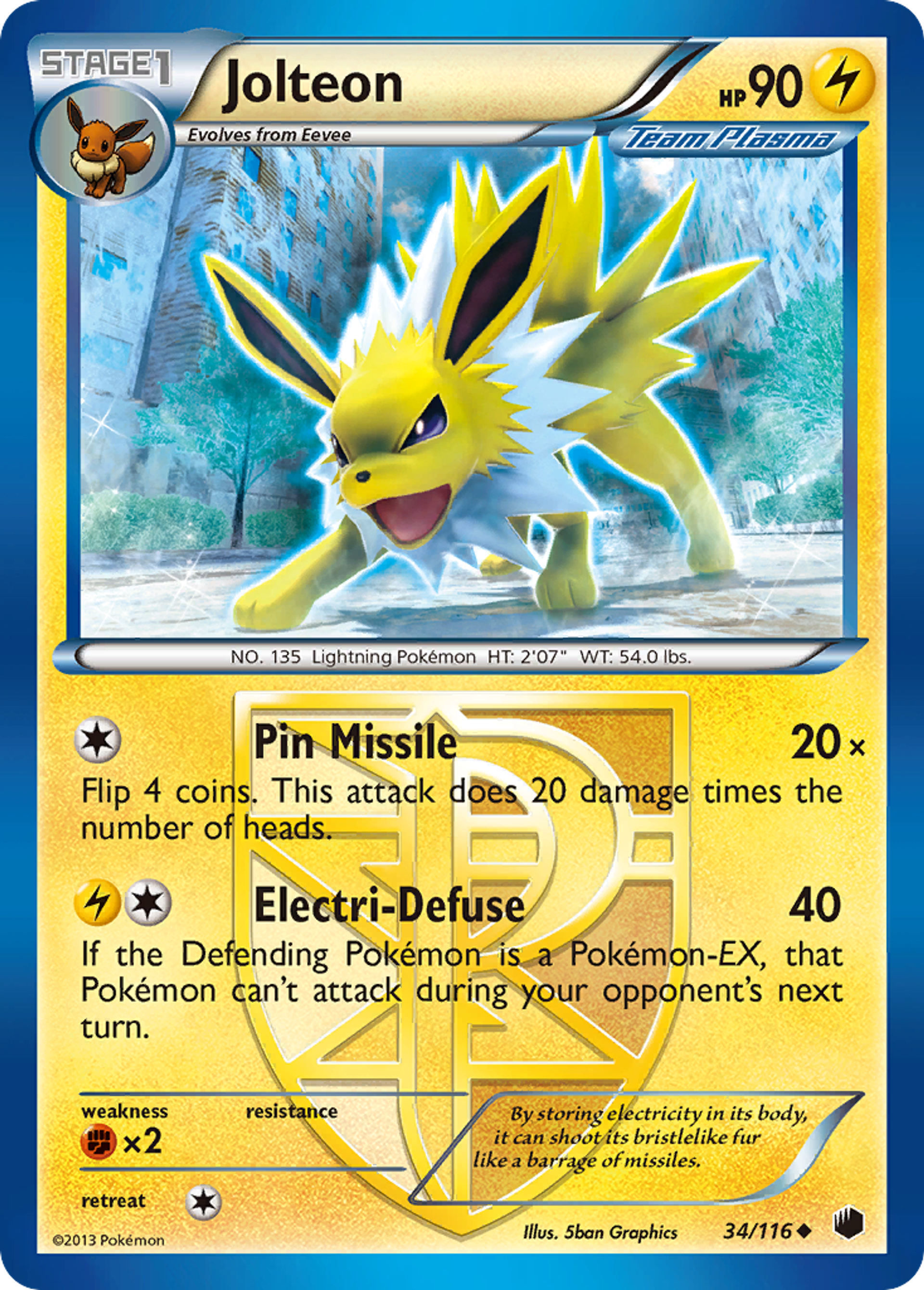 Jolteon — Plasma Freeze — Pokemon