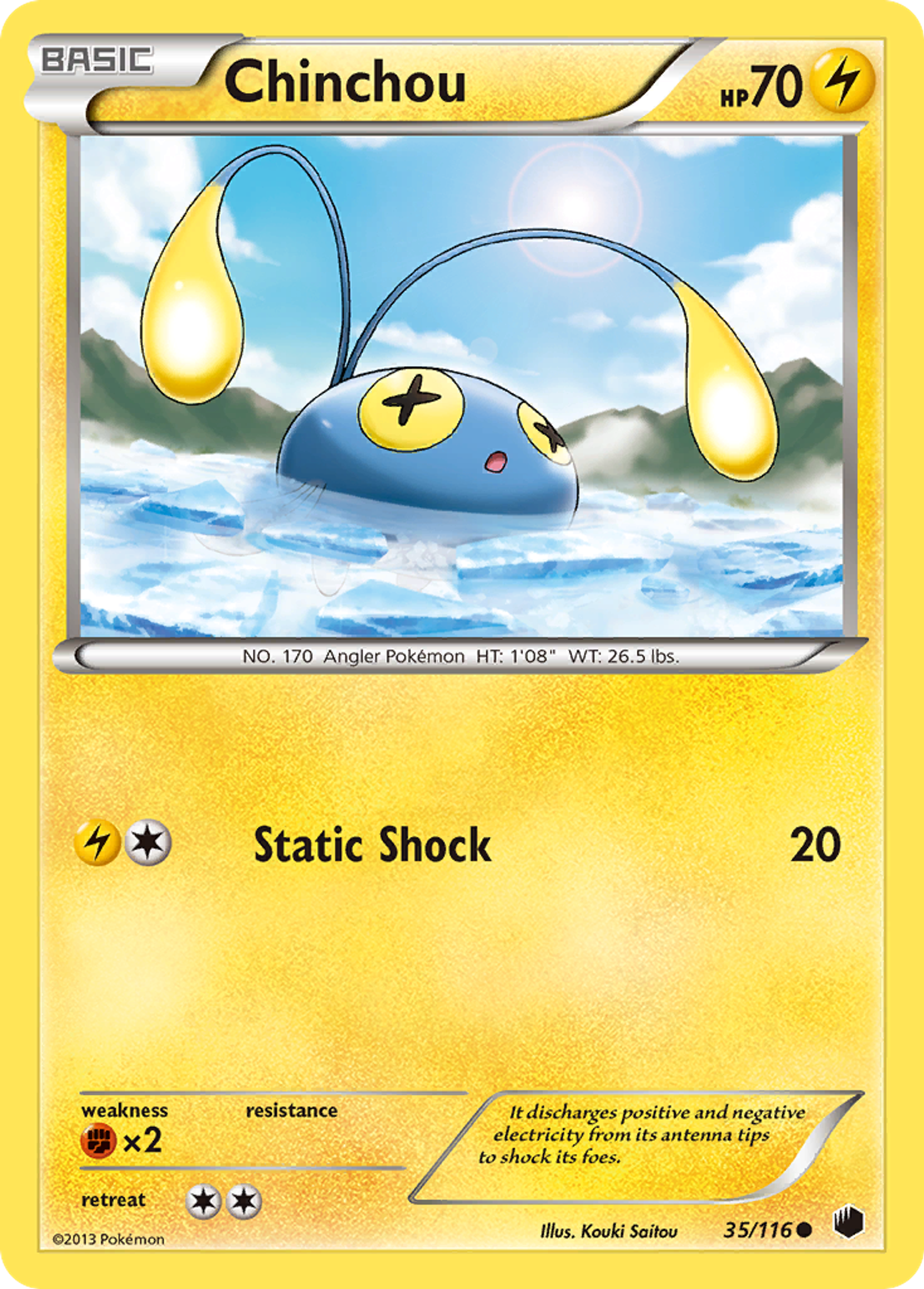 Chinchou — Plasma Freeze — Pokemon