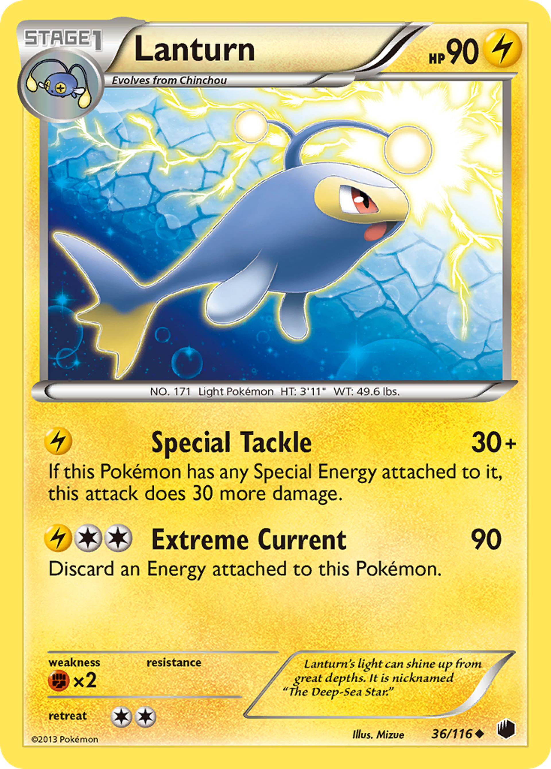 Lanturn — Plasma Freeze — Pokemon