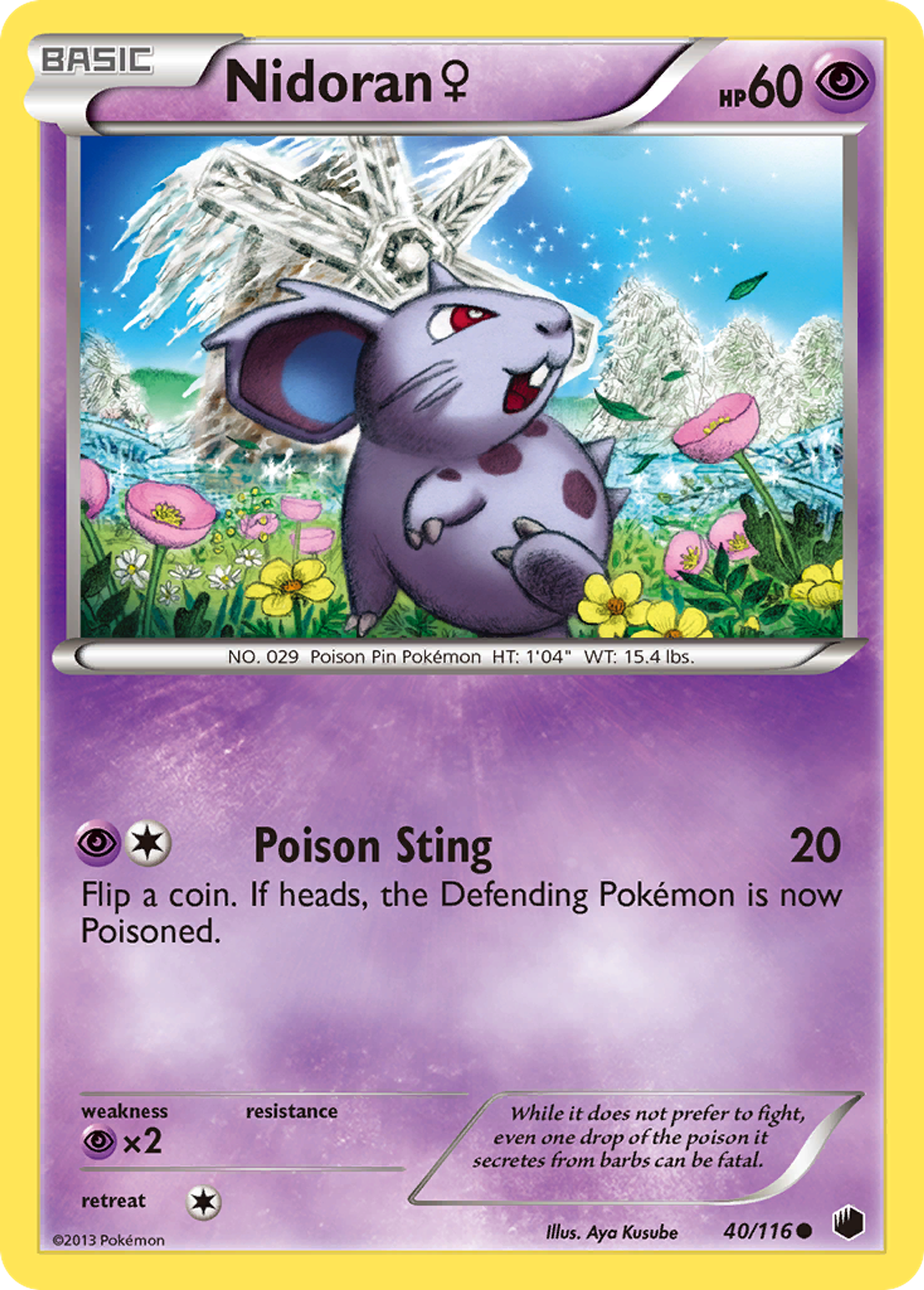Nidoran F — Plasma Freeze — Pokemon