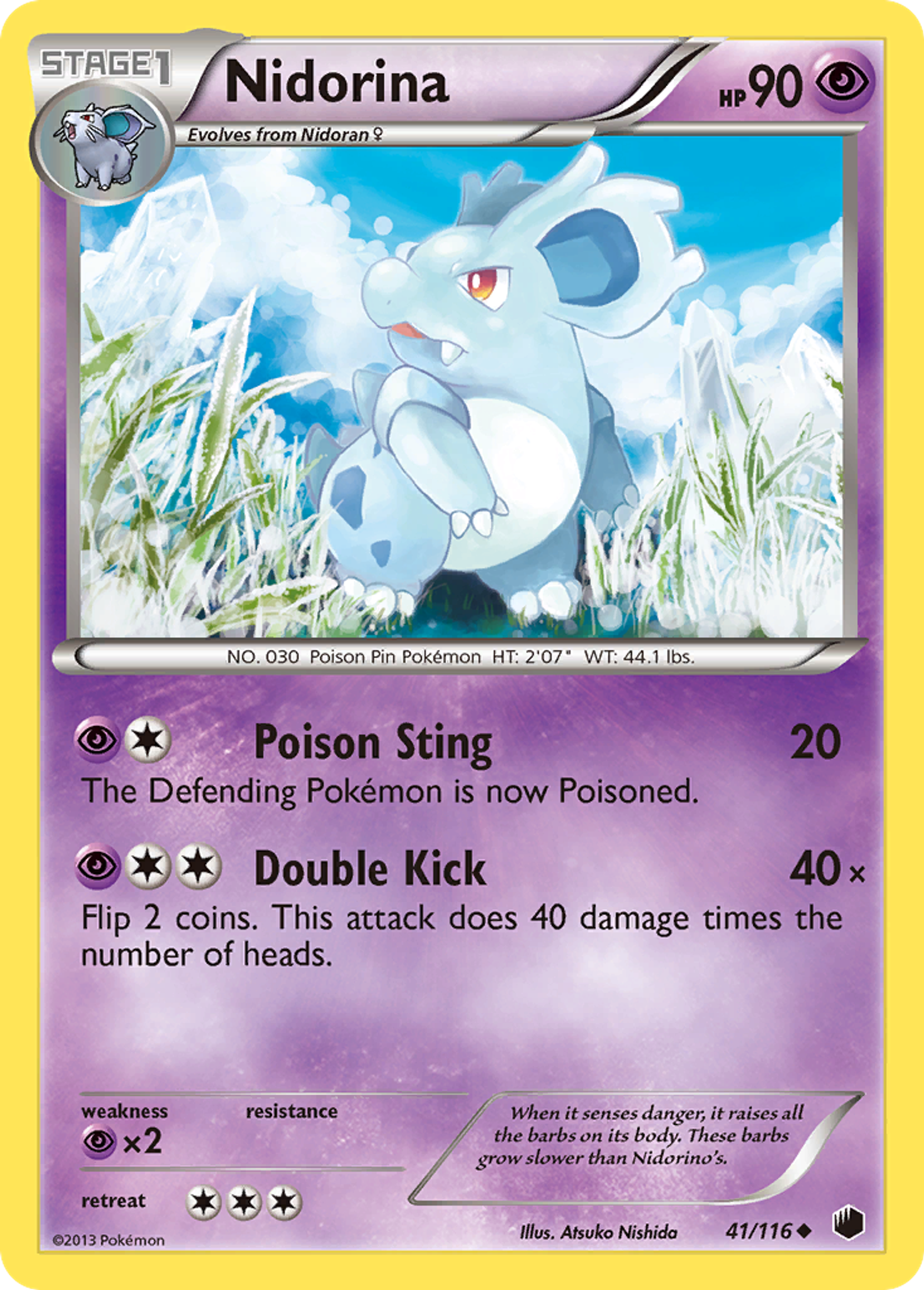 Nidorina — Plasma Freeze — Pokemon