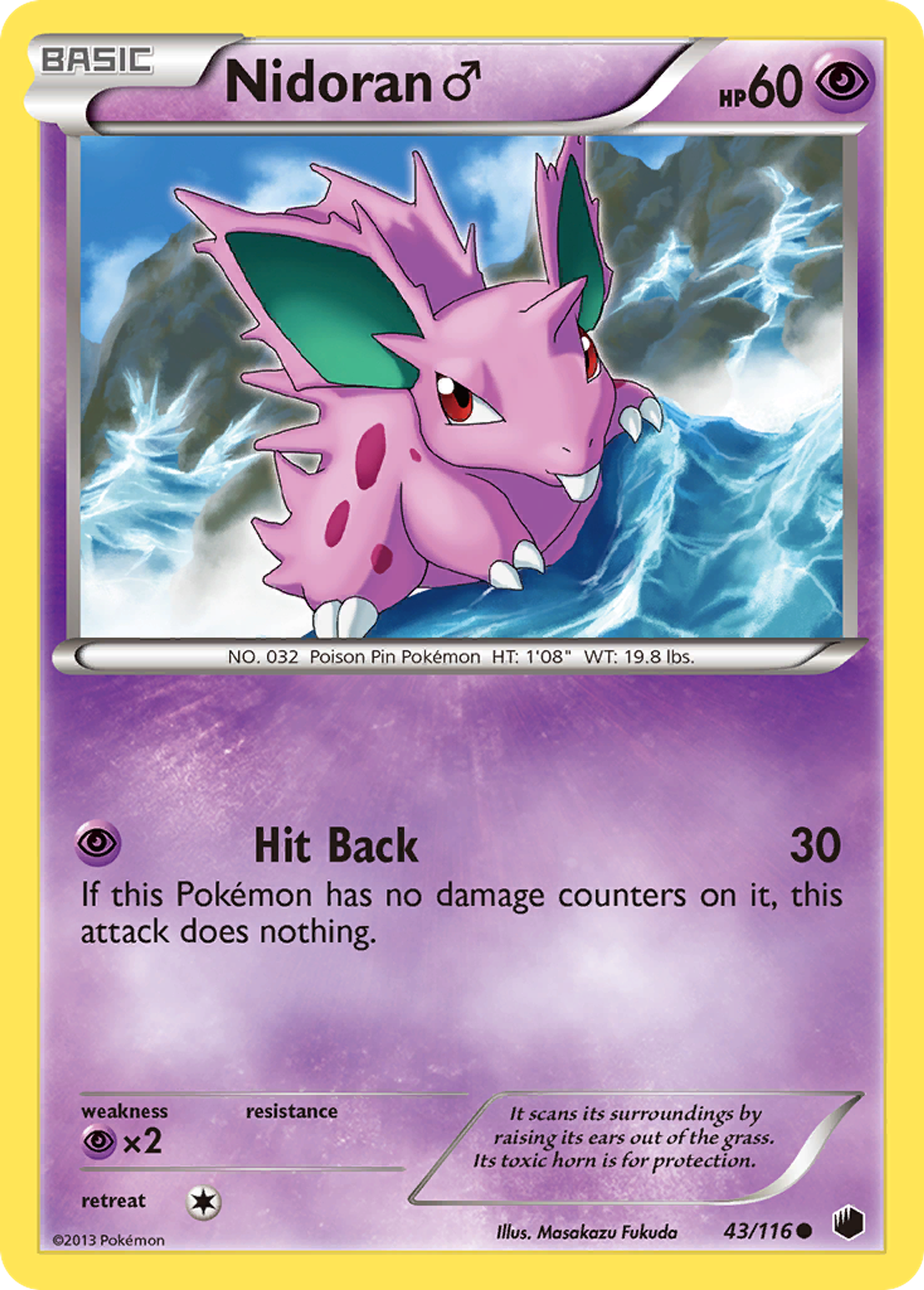 Nidoran M — Plasma Freeze — Pokemon