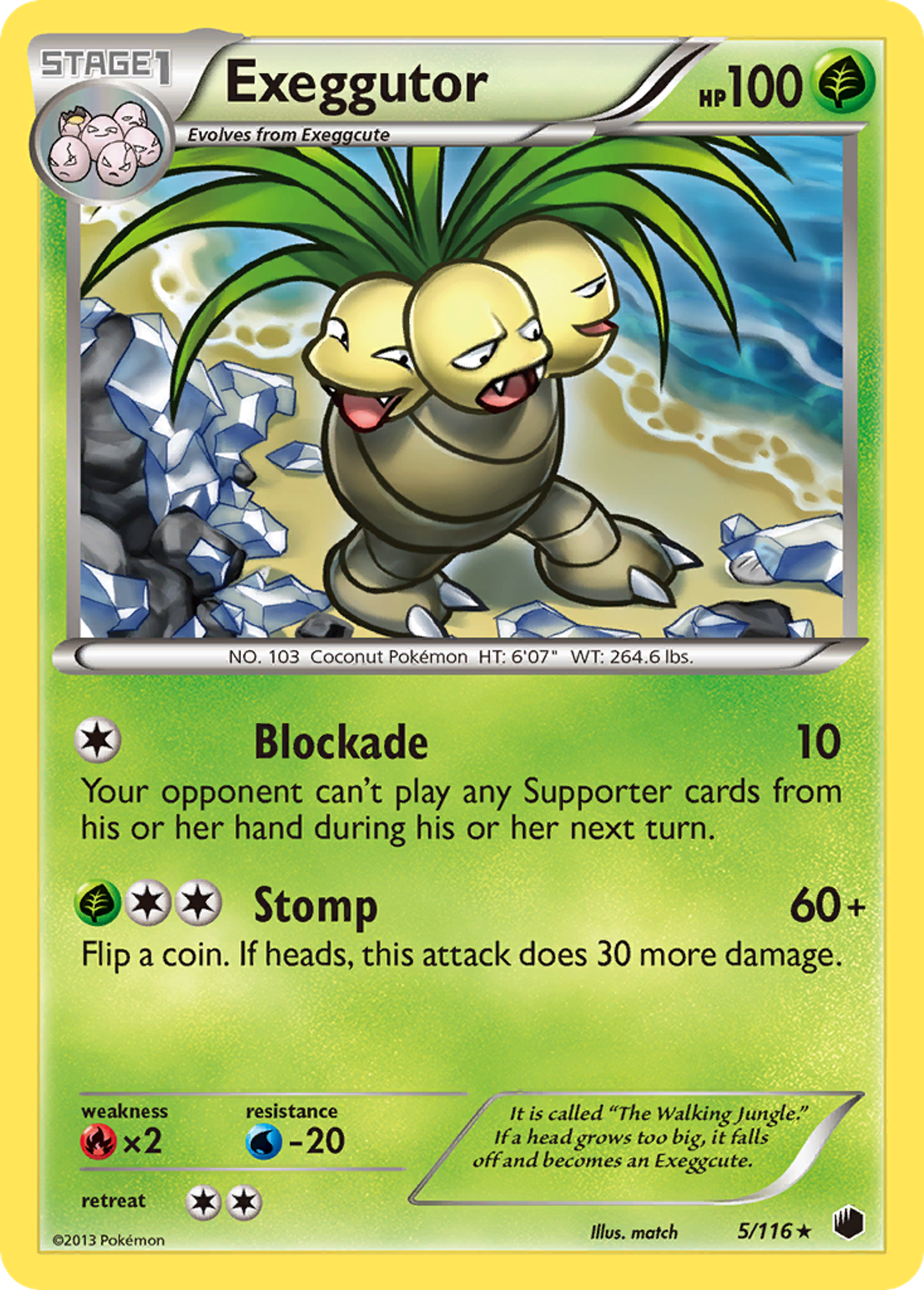 Exeggutor — Plasma Freeze — Pokémon