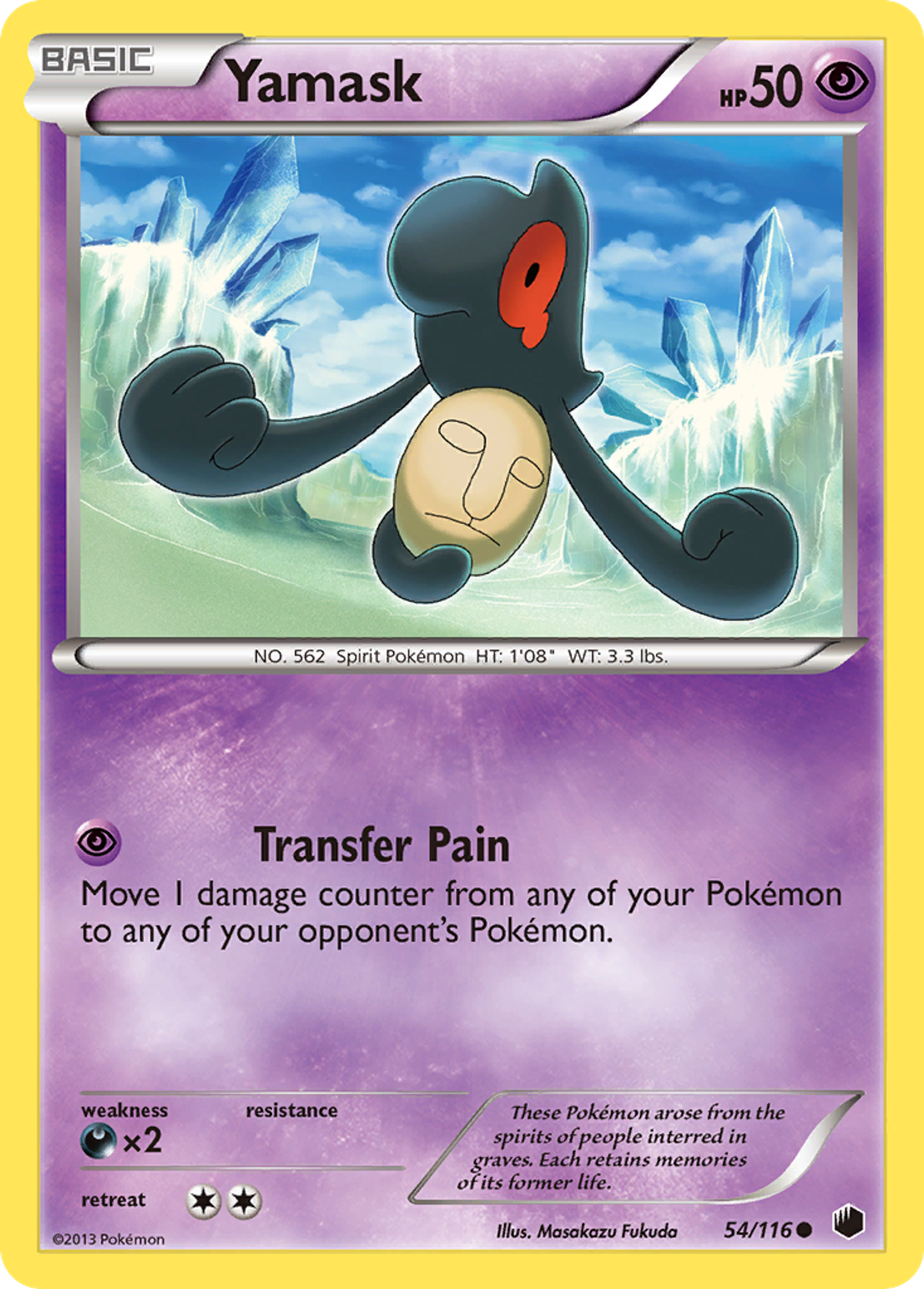 Yamask — Plasma Freeze — Pokemon