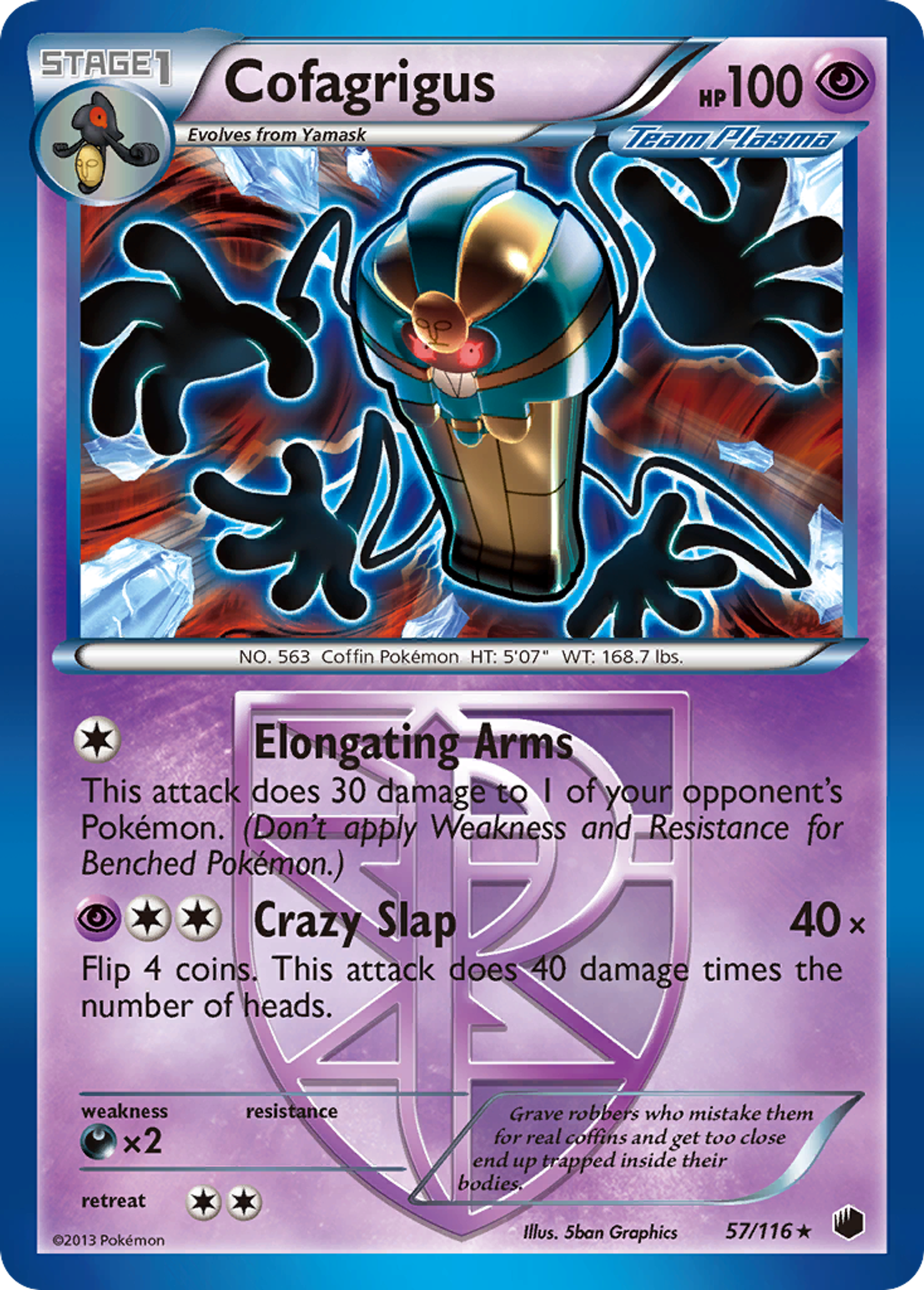 Cofagrigus — Plasma Freeze — Pokemon