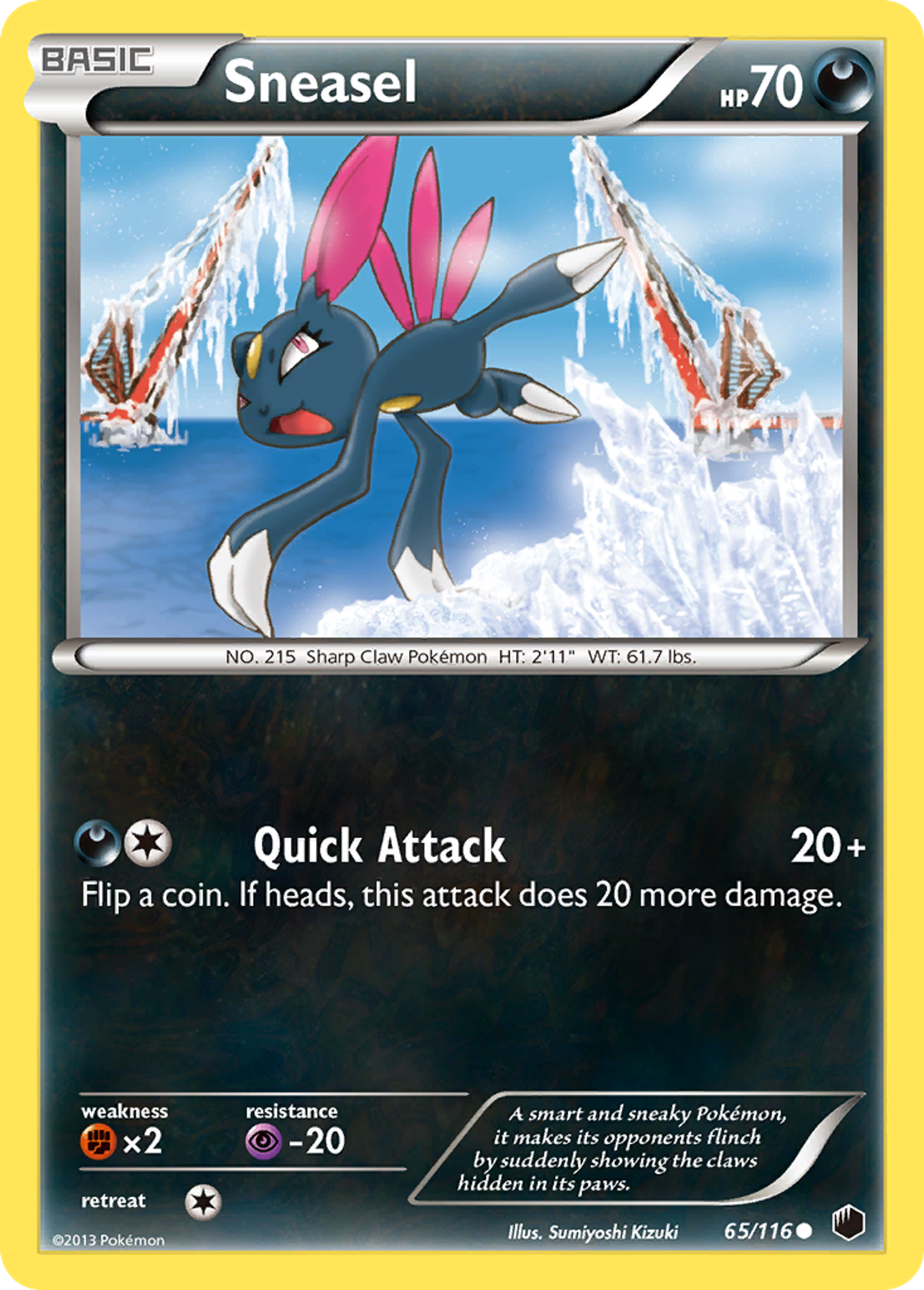 Sneasel — Plasma Freeze — Pokemon