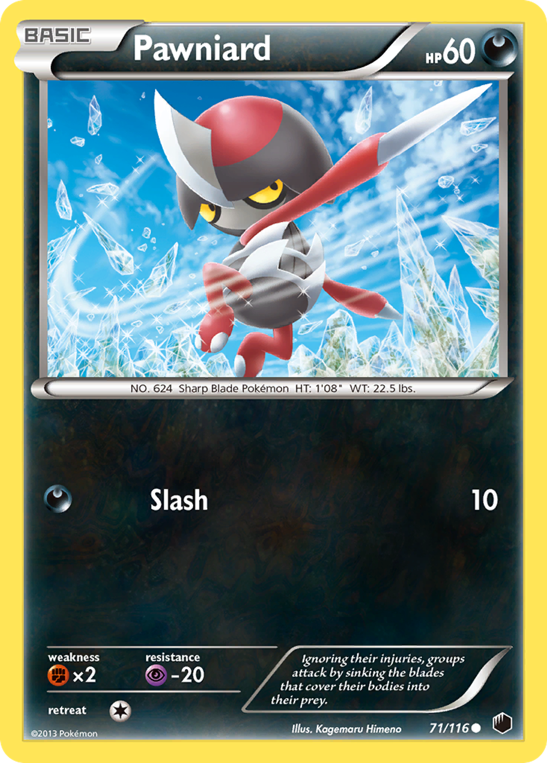 Pawniard — Plasma Freeze — Pokemon