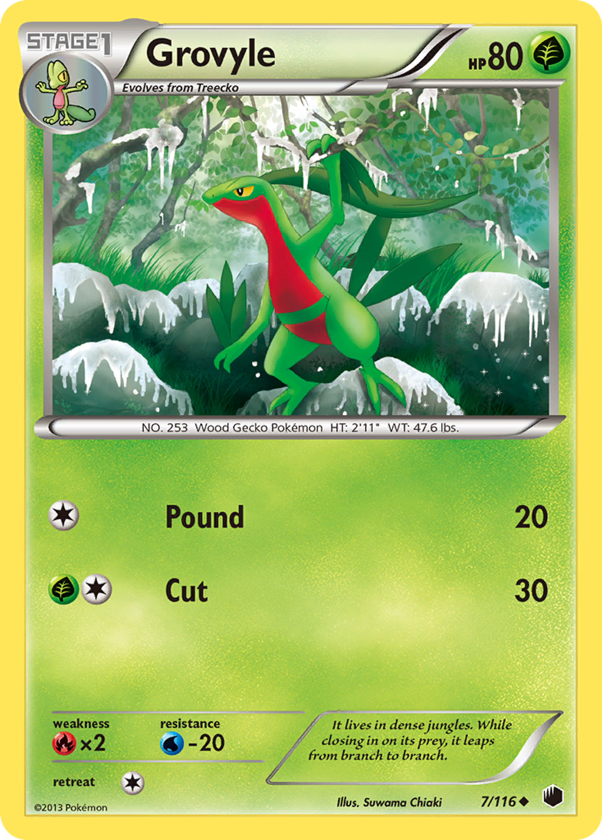 Grovyle — Plasma Freeze — Pokemon