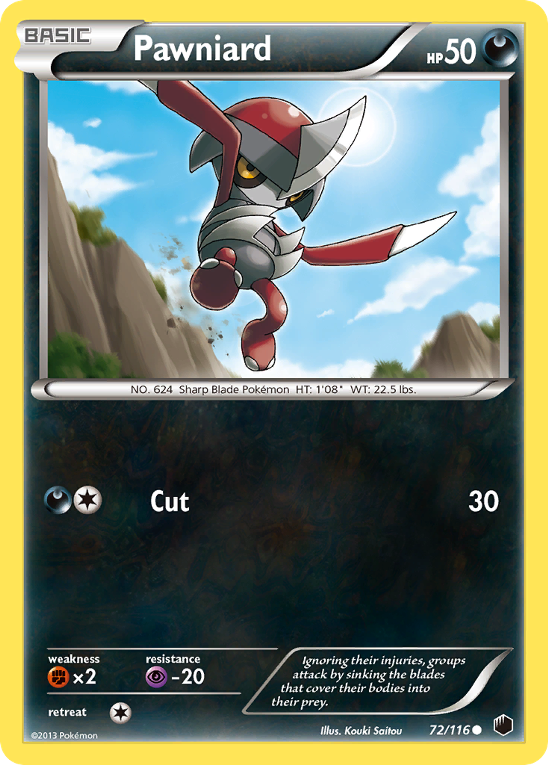 Pawniard — Plasma Freeze — Pokemon