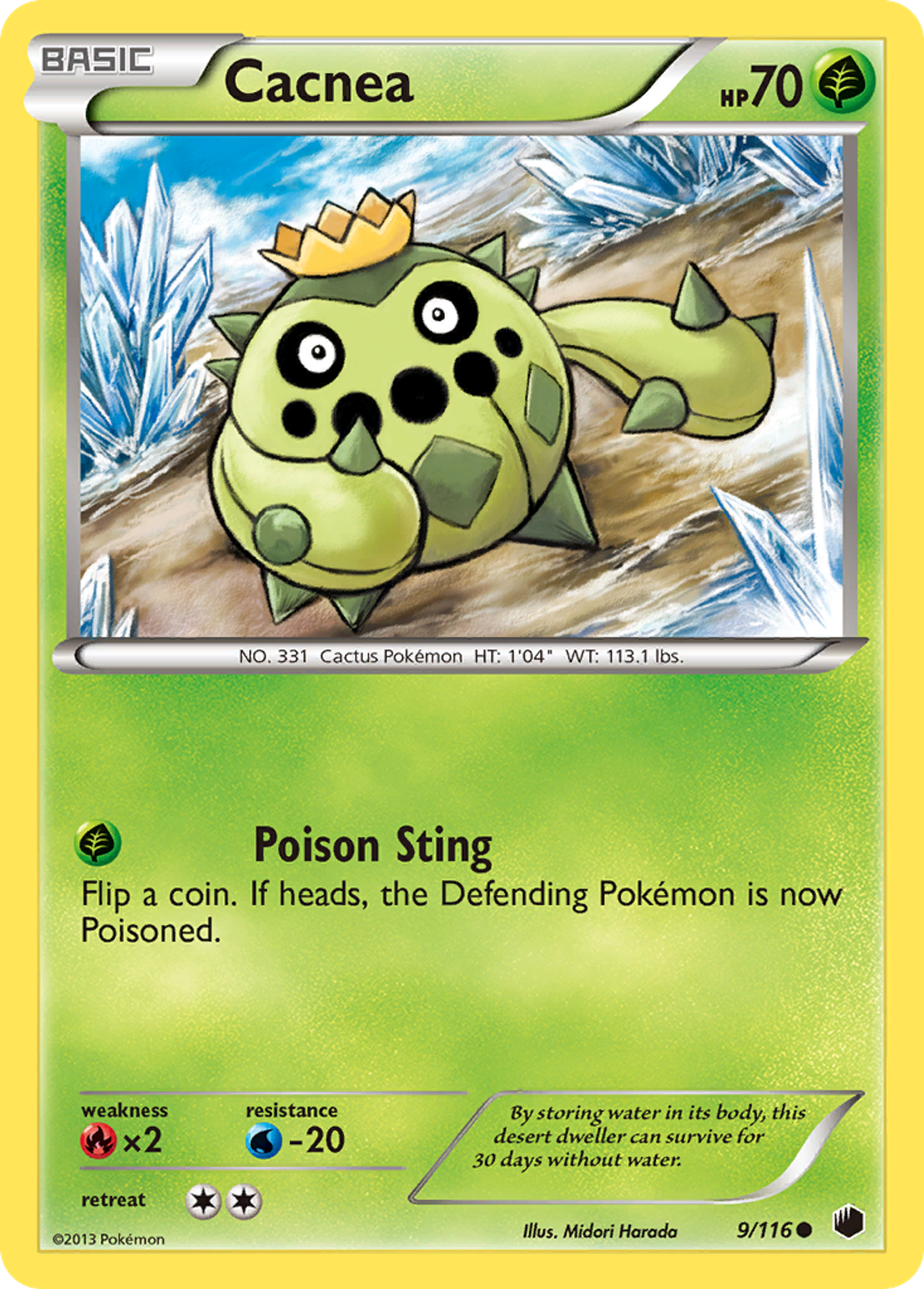 Cacnea — Plasma Freeze — Pokemon