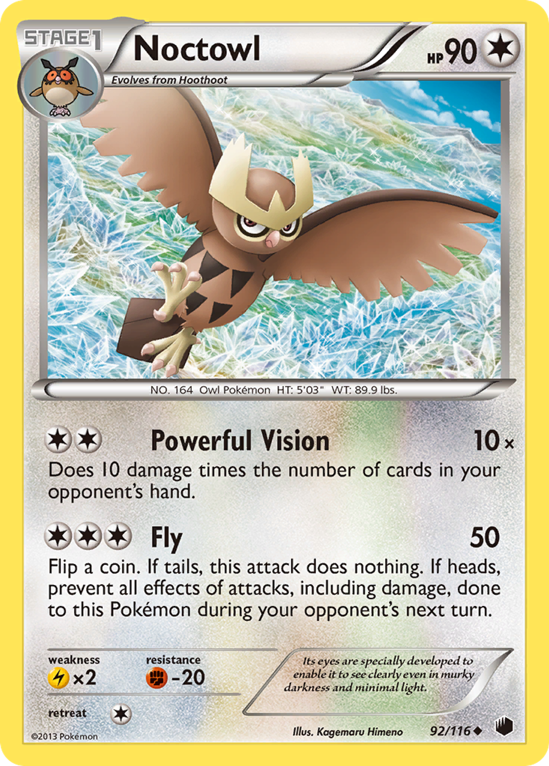 Noctowl — Plasma Freeze — Pokemon