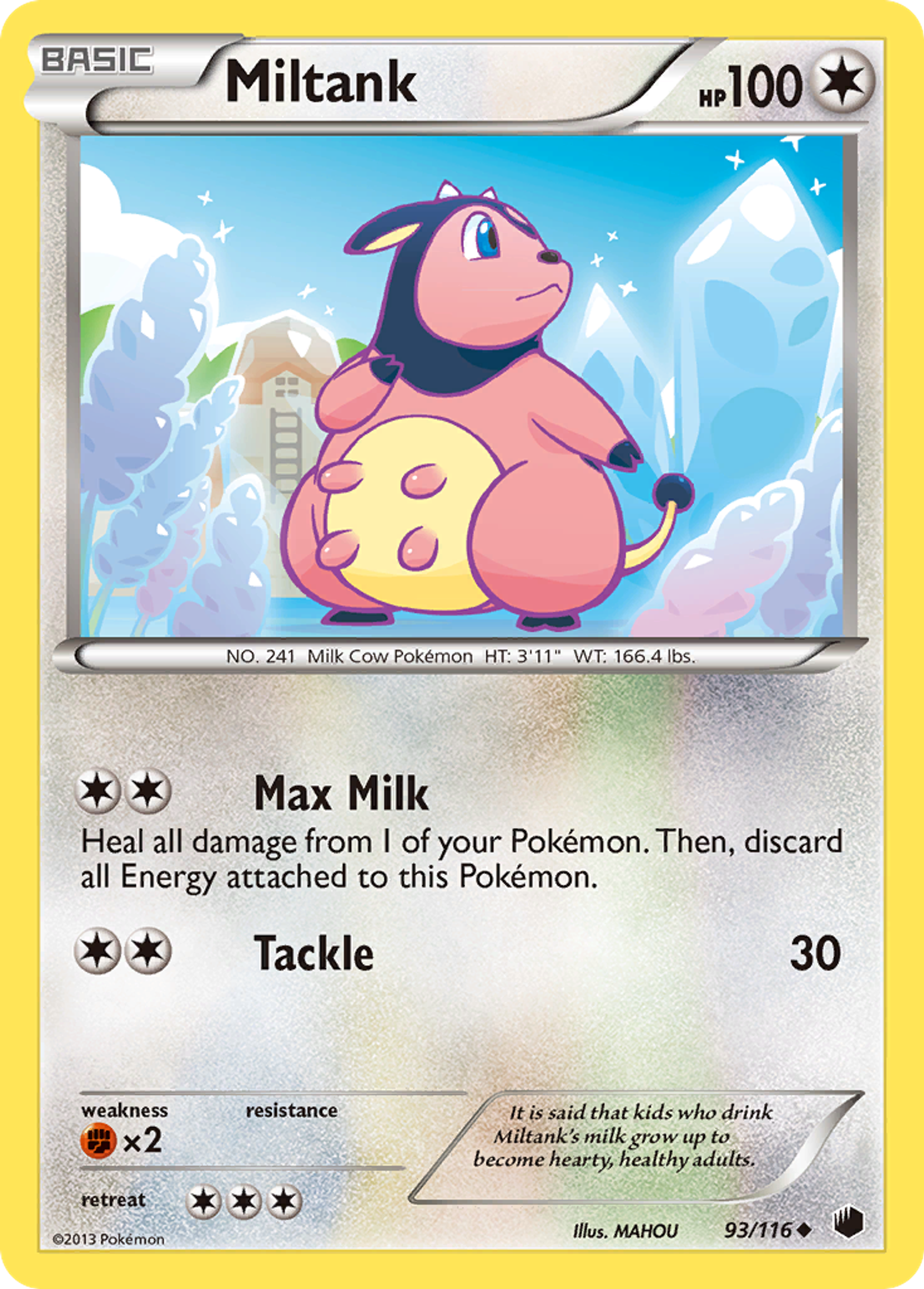 Miltank — Plasma Freeze — Pokemon