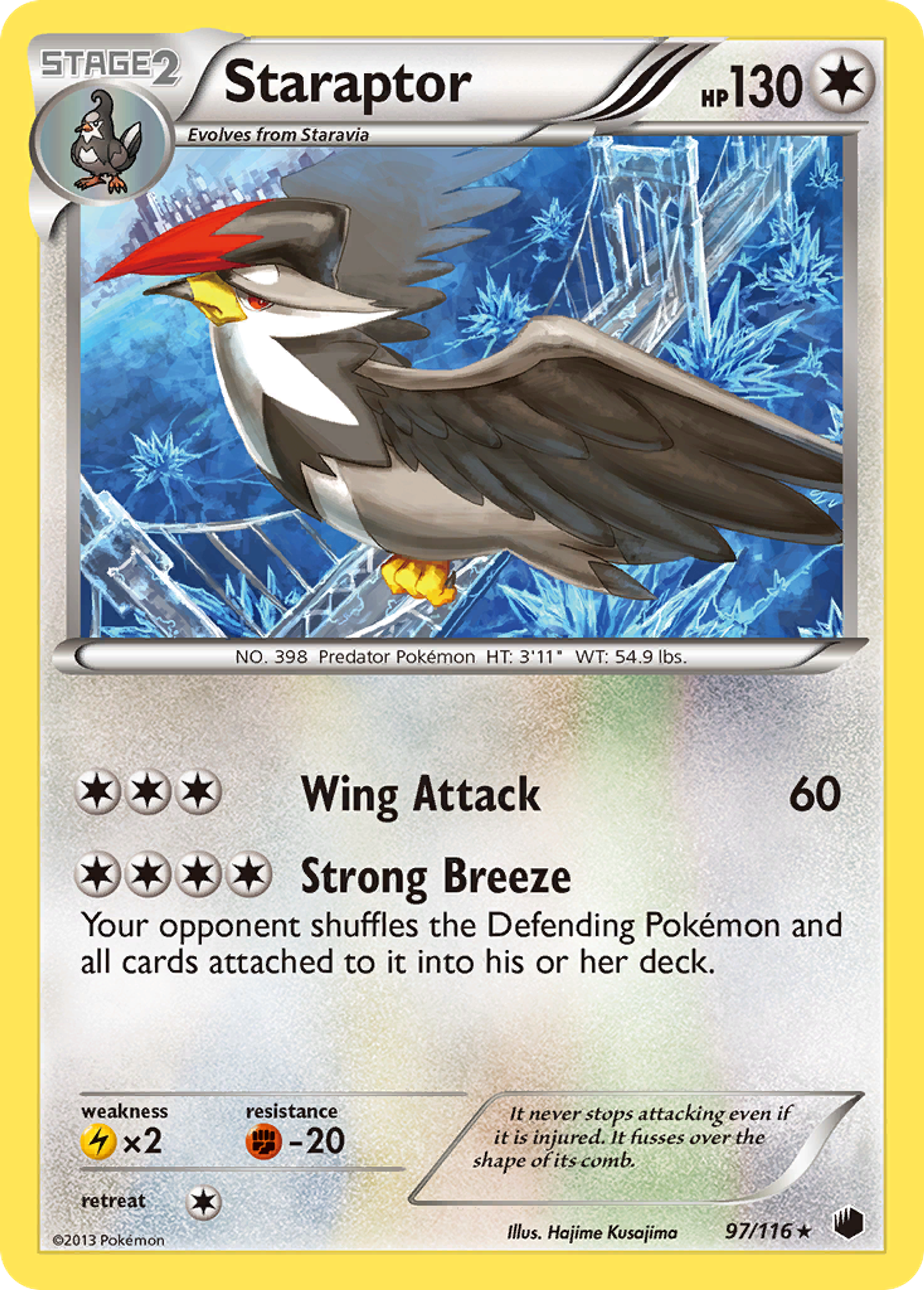 Staraptor — Plasma Freeze — Pokemon