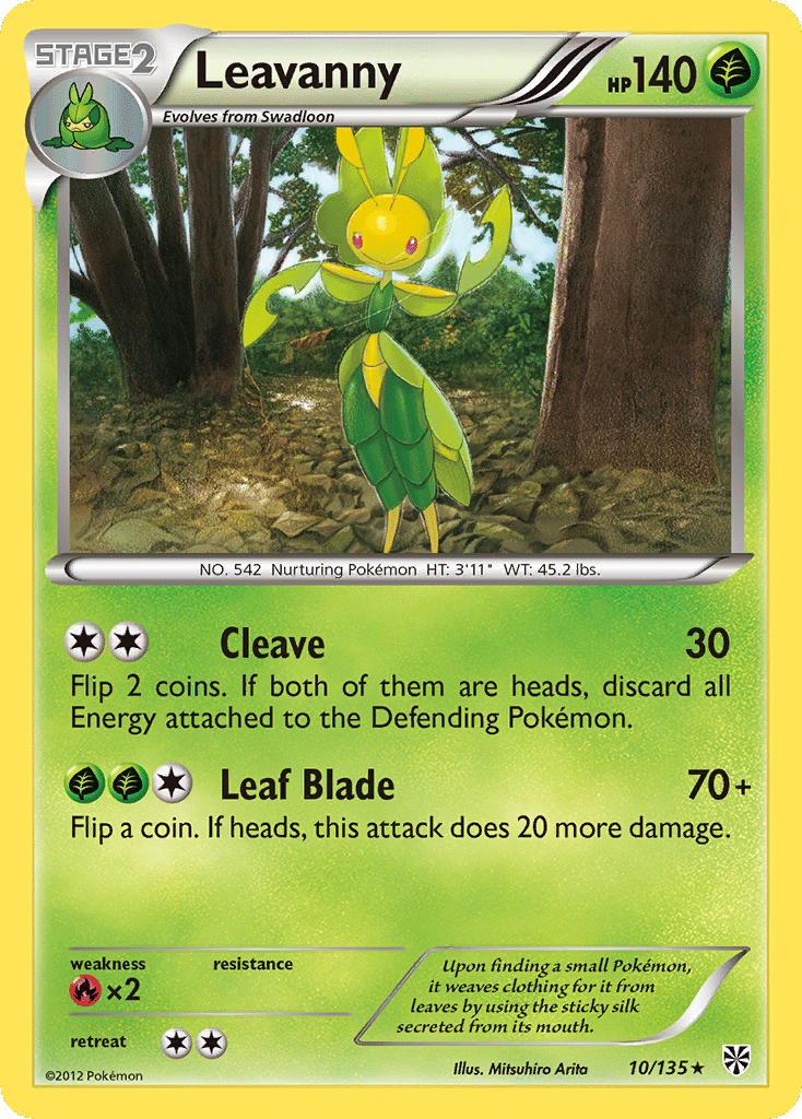 Leavanny — Plasma Storm — Pokemon