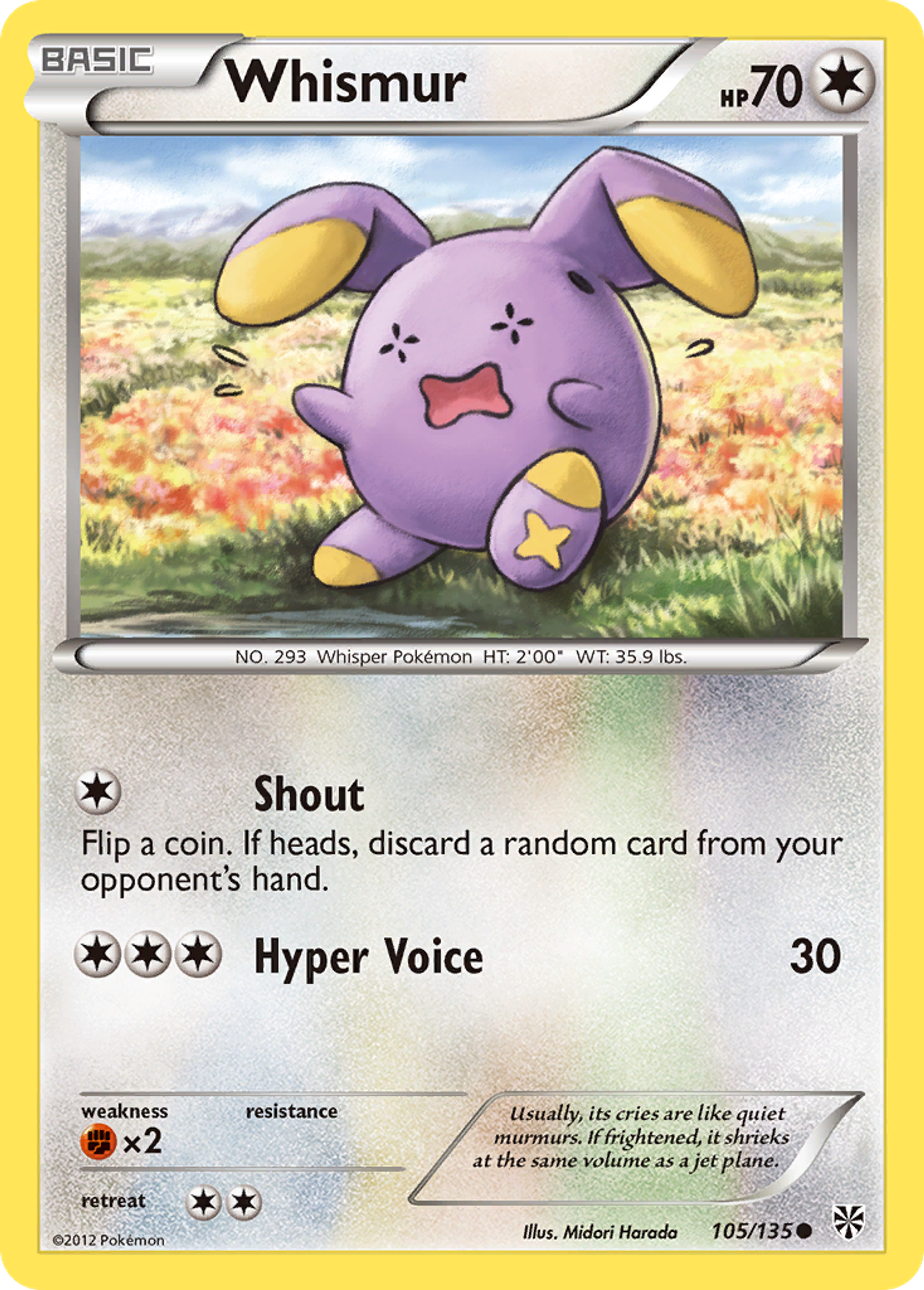Whismur — Plasma Storm — Pokemon