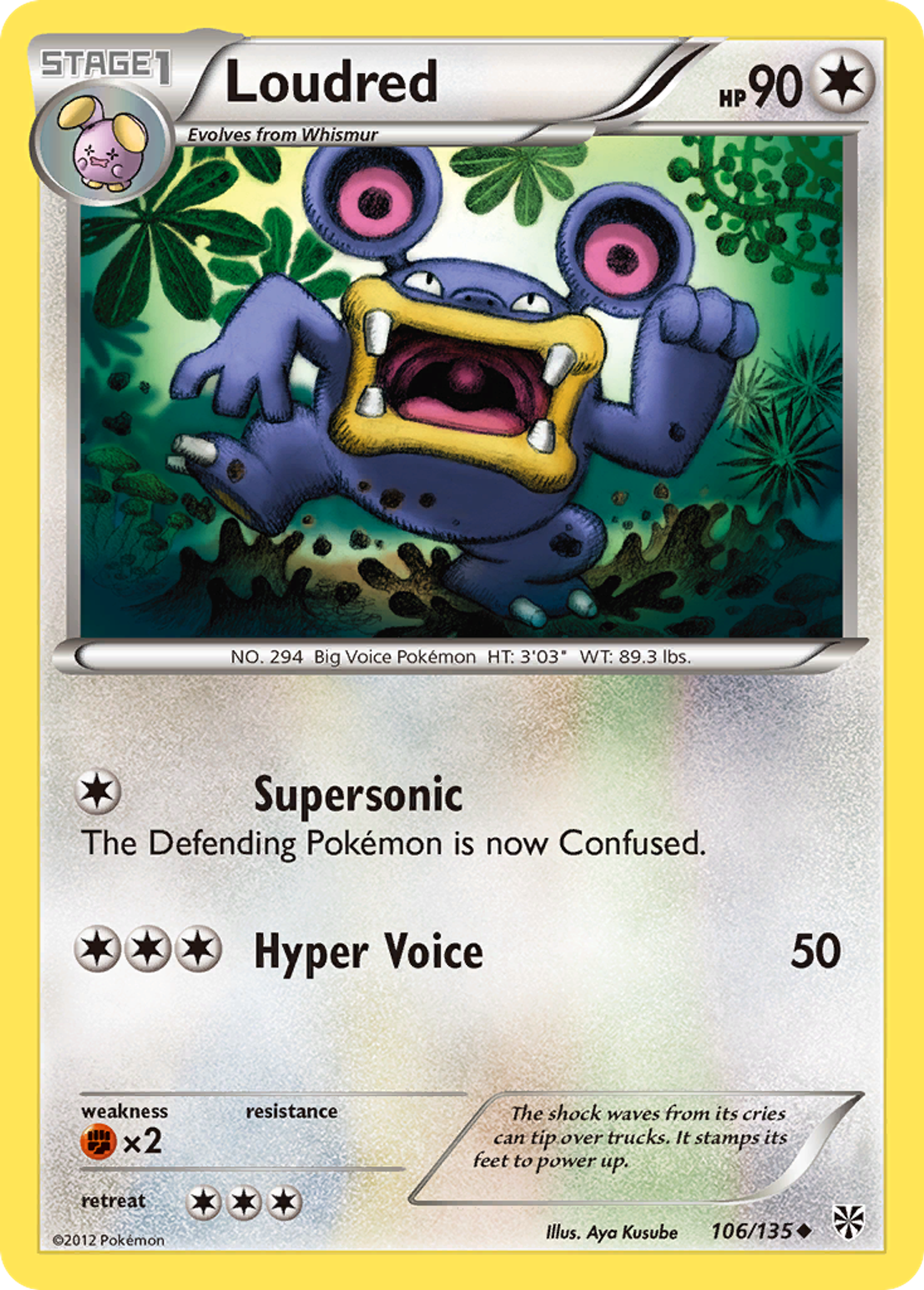 Loudred — Plasma Storm — Pokemon