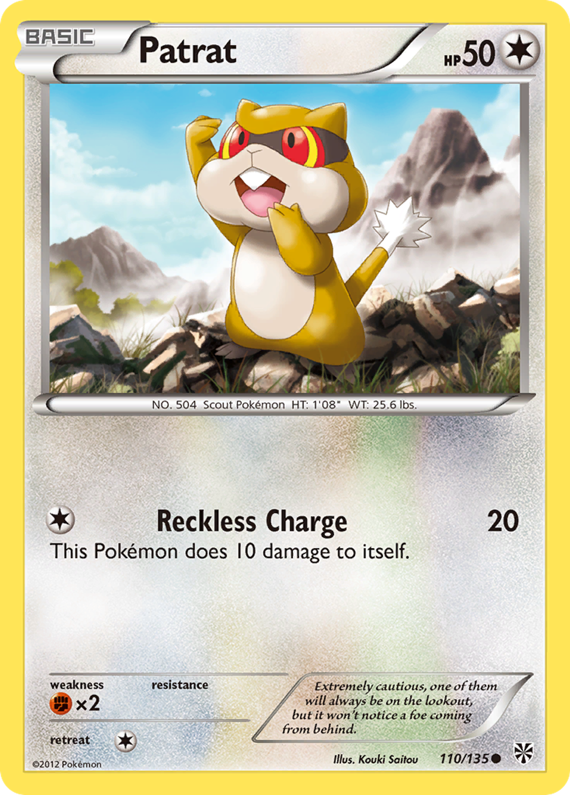 Patrat — Plasma Storm — Pokémon