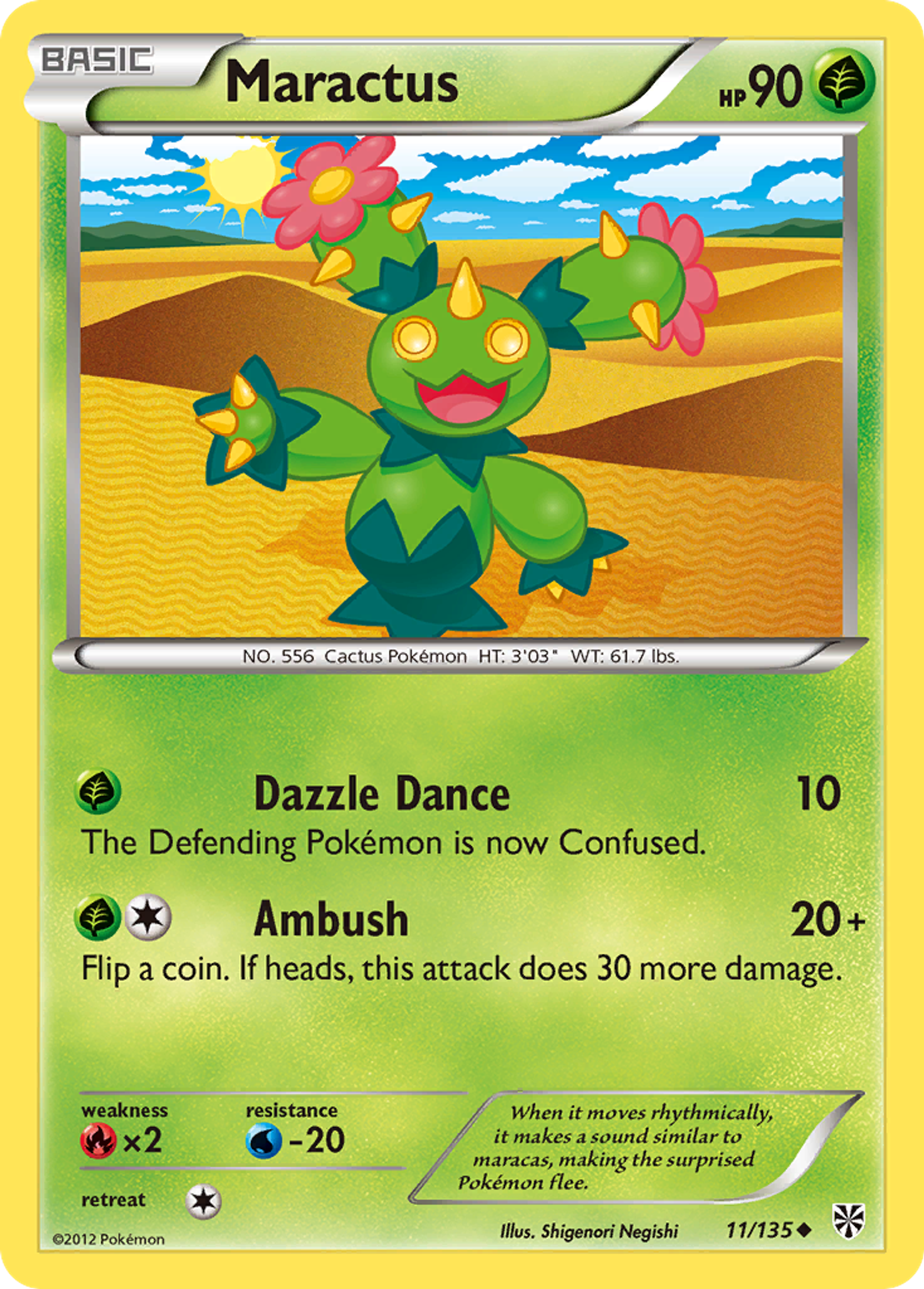 Maractus — Plasma Storm — Pokémon