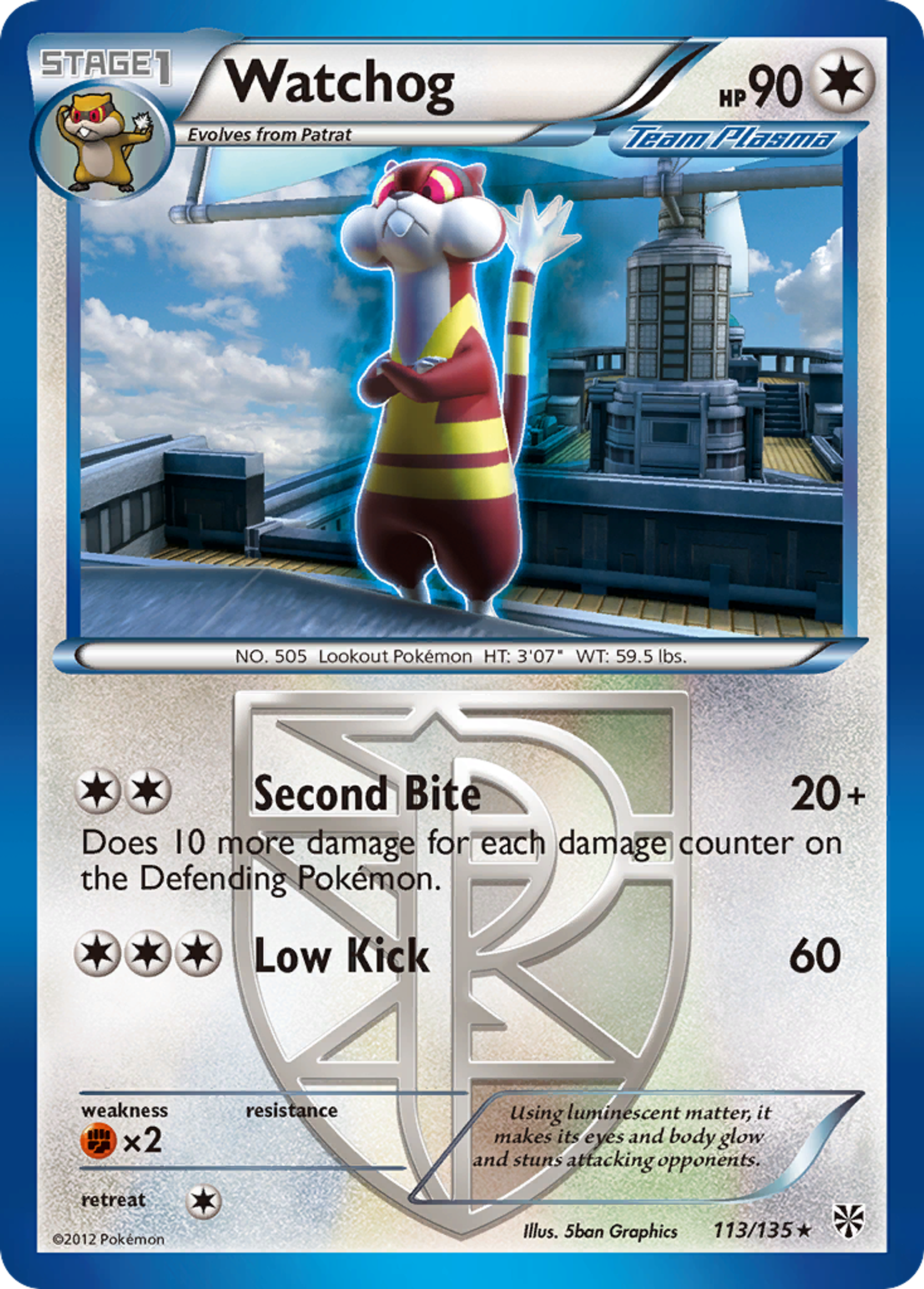 Watchog — Plasma Storm — Pokemon