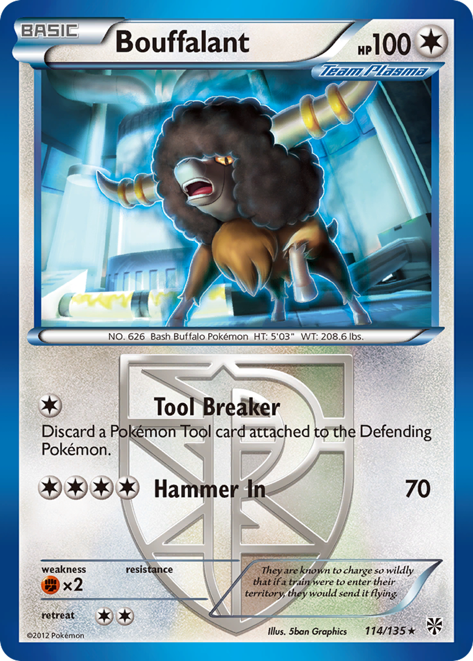 Bouffalant — Plasma Storm — Pokemon
