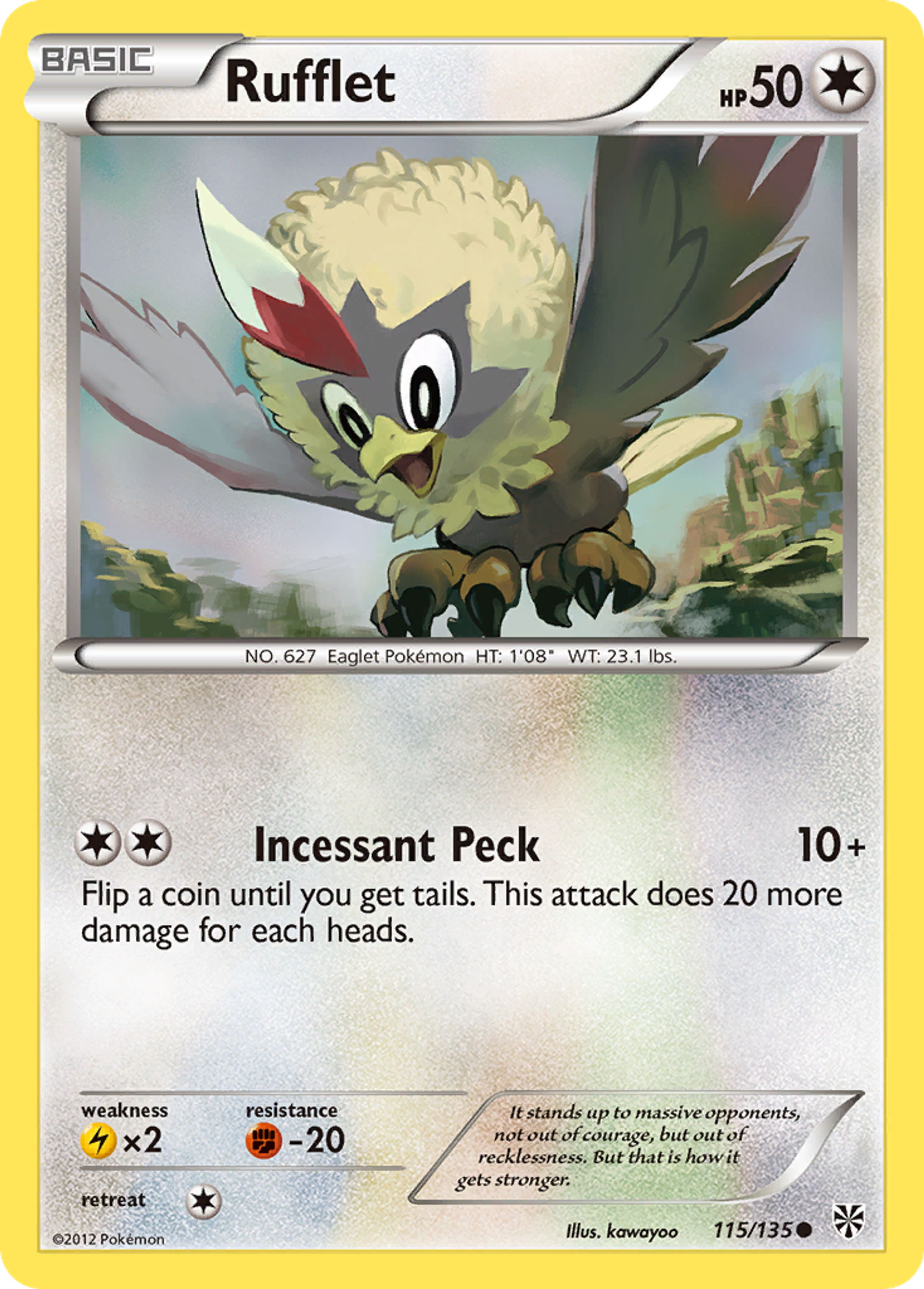 Rufflet — Plasma Storm — Pokemon