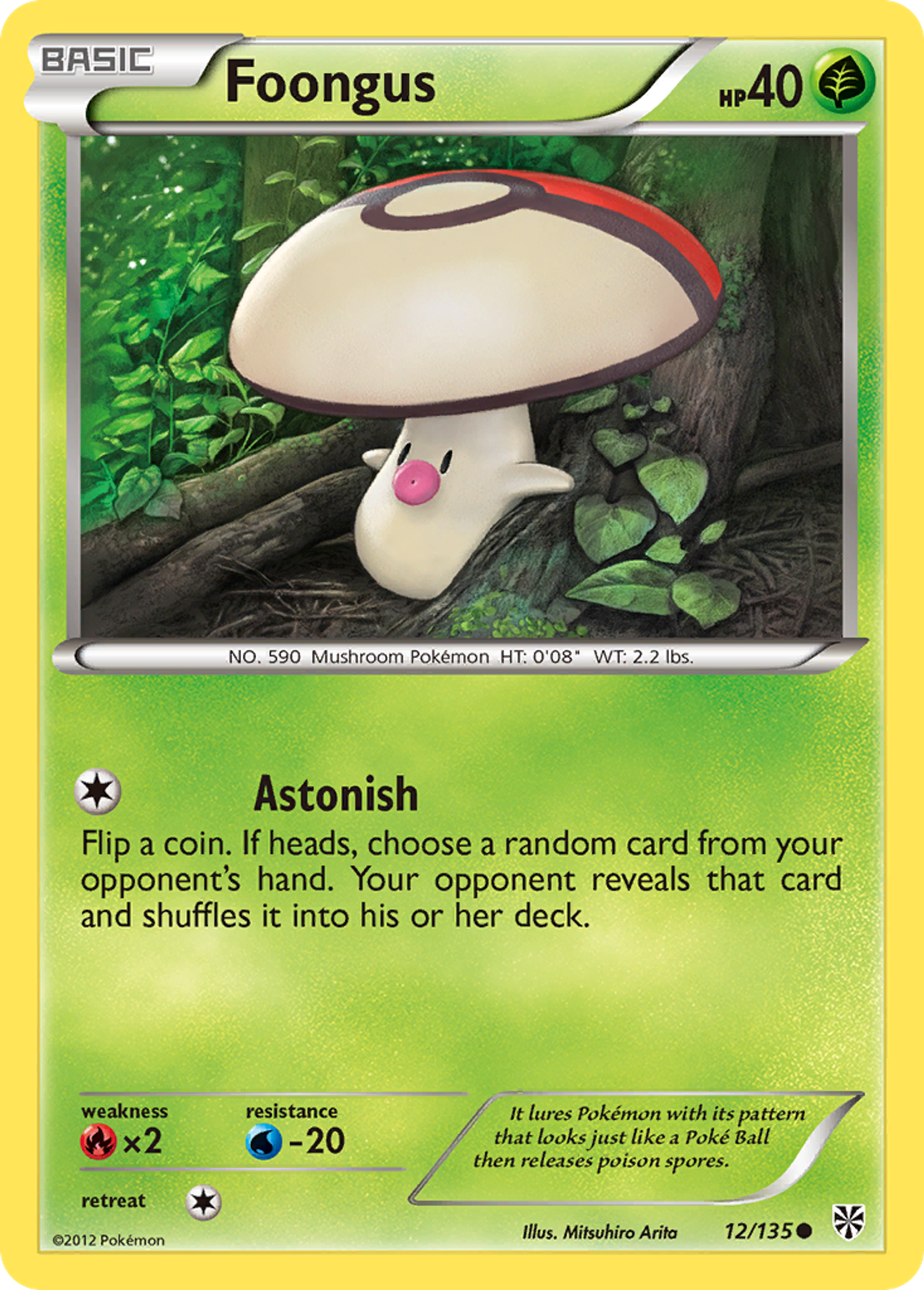 Foongus — Plasma Storm — Pokemon