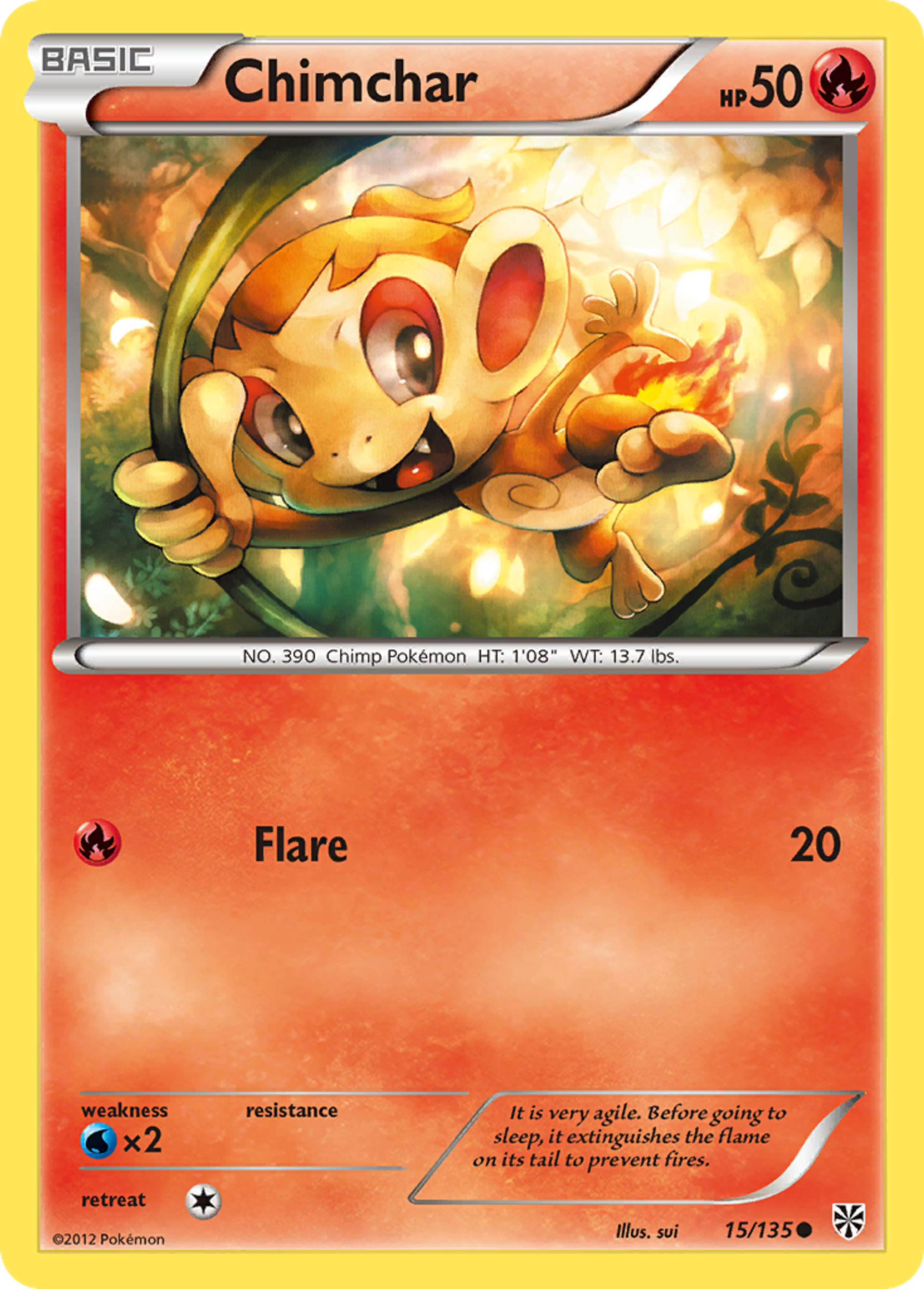 Chimchar — Plasma Storm — Pokemon