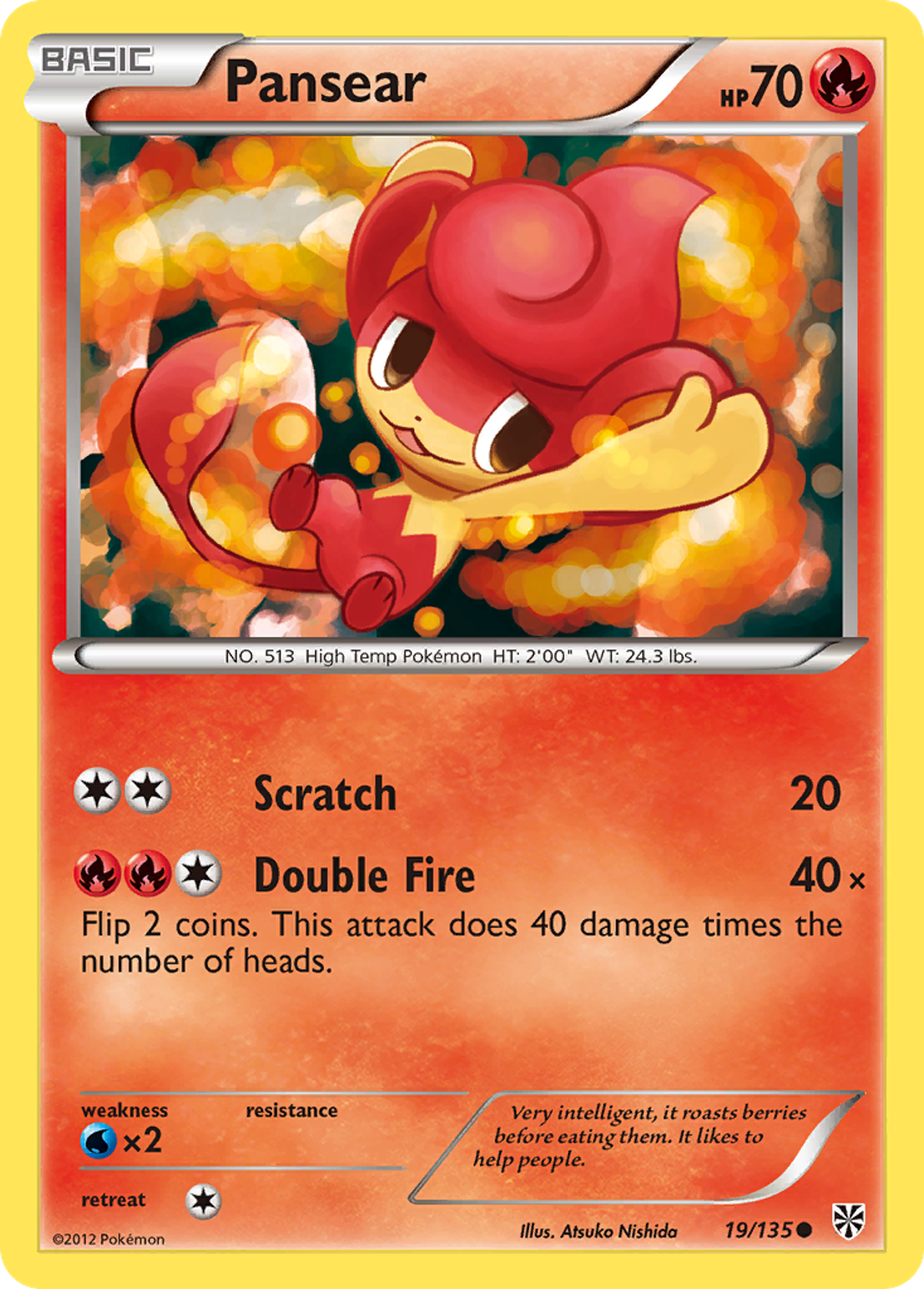 Pansear — Plasma Storm — Pokemon