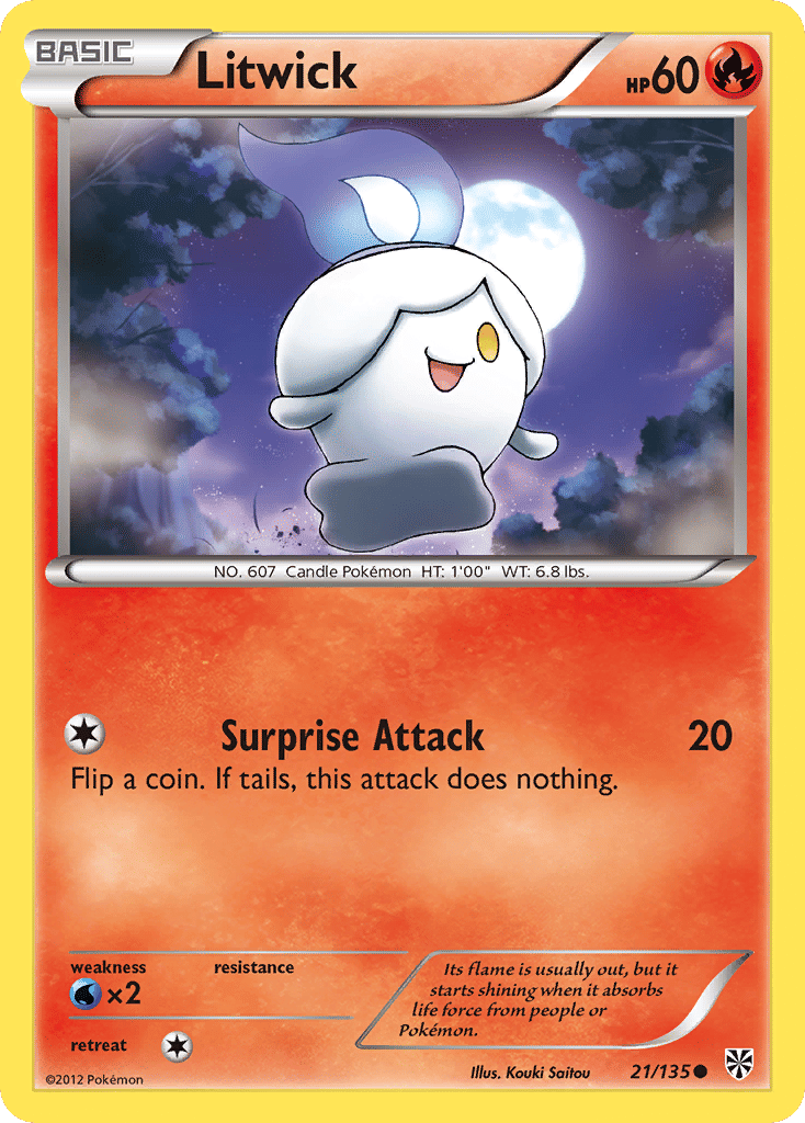 Litwick — Plasma Storm — Pokemon