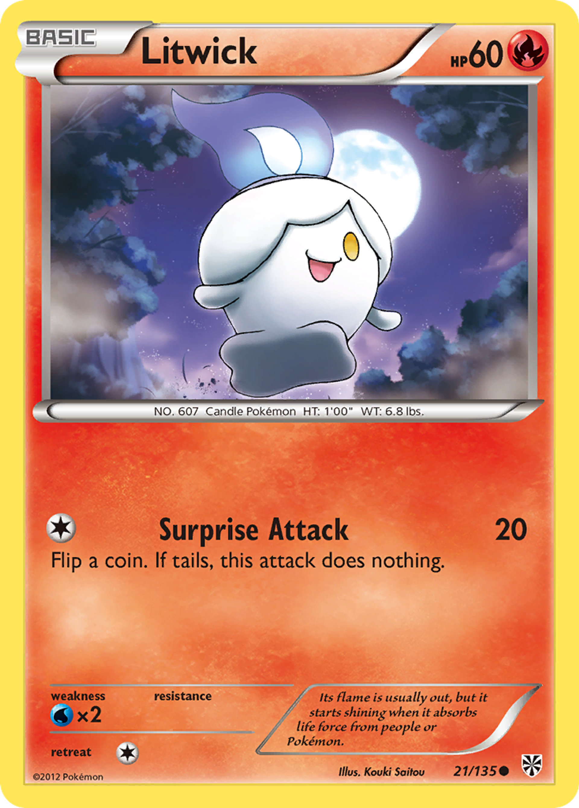 Litwick — Plasma Storm — Pokemon