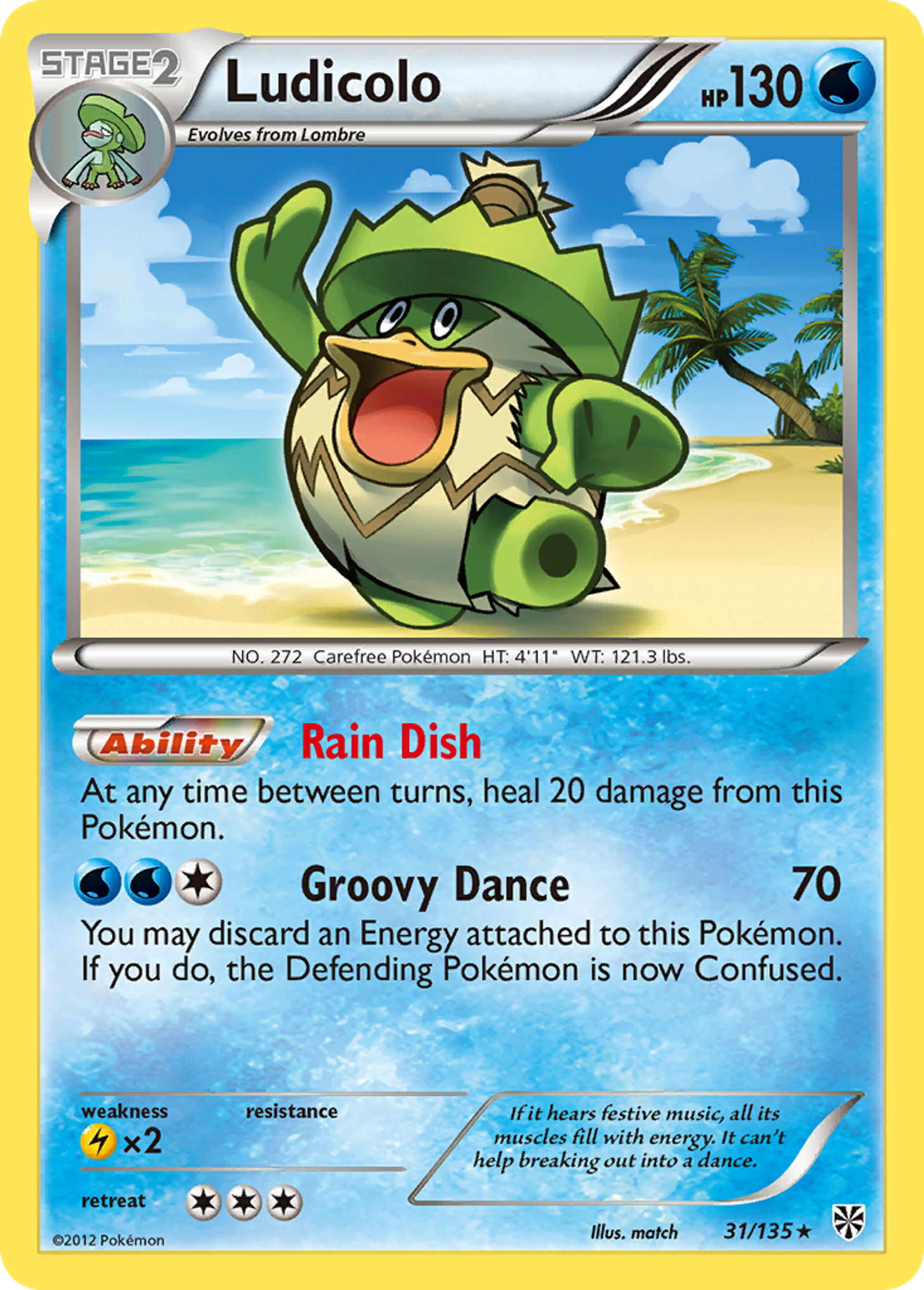 Ludicolo — Plasma Storm — Pokemon