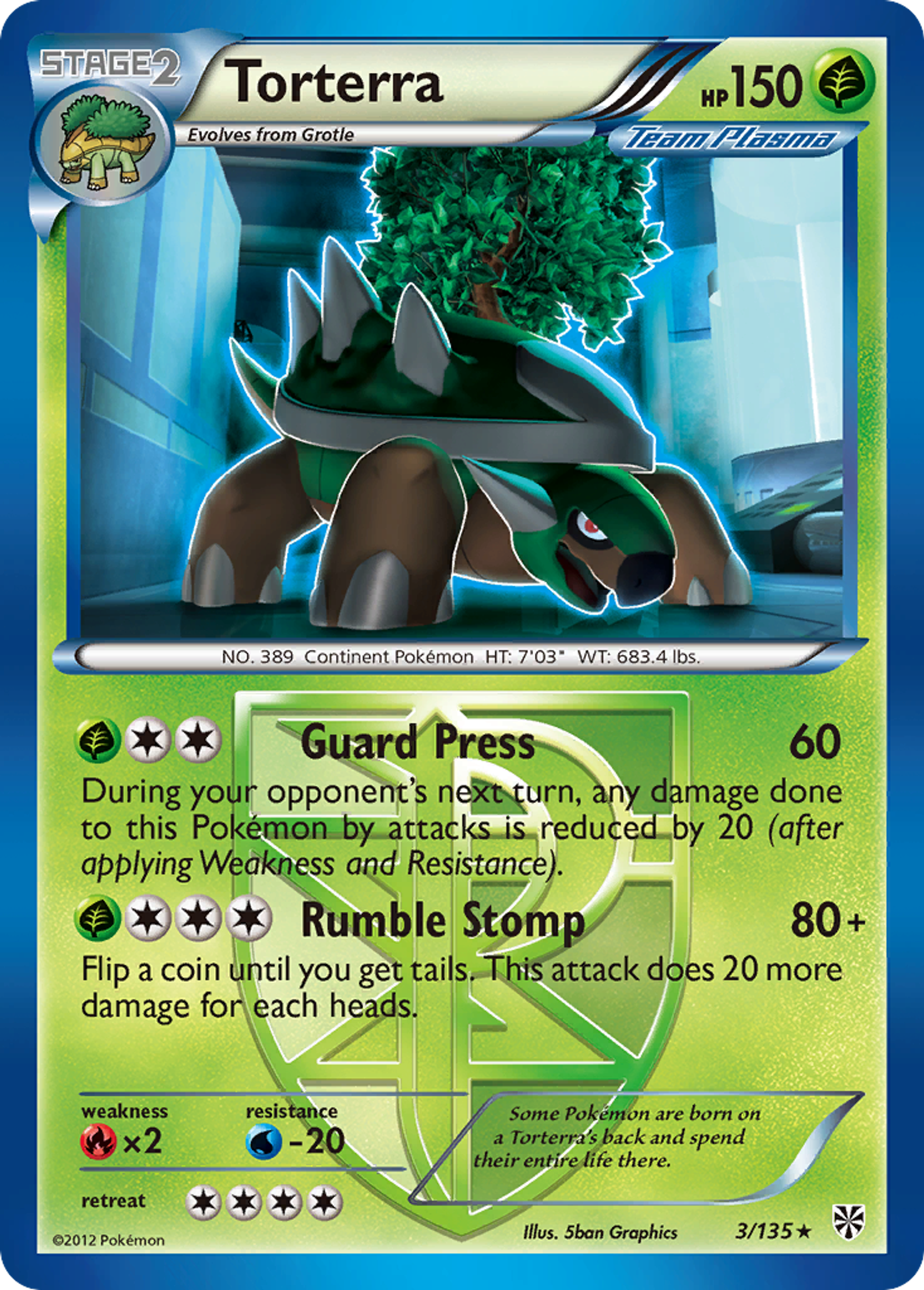Torterra — Plasma Storm — Pokemon