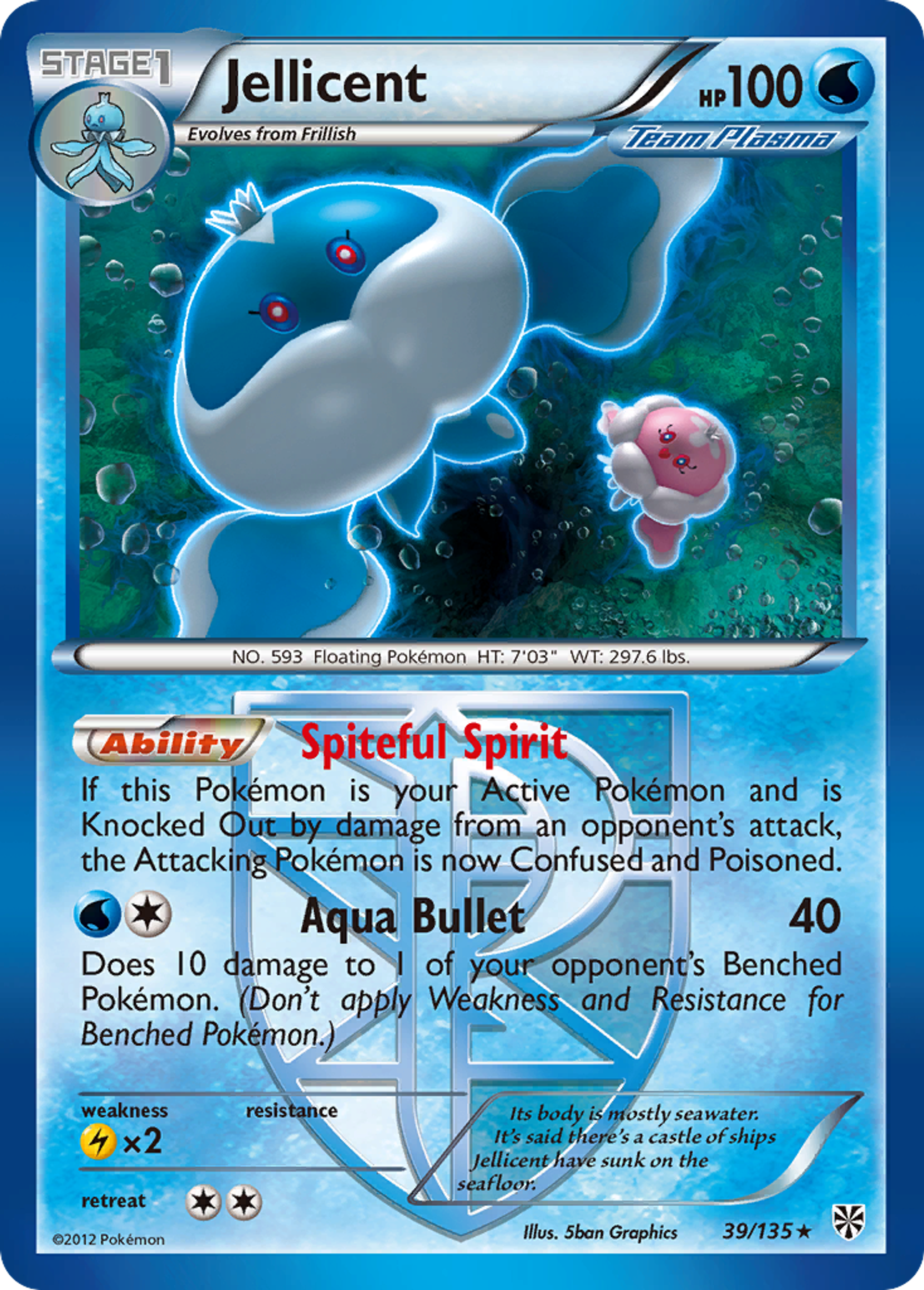 Jellicent — Plasma Storm — Pokemon