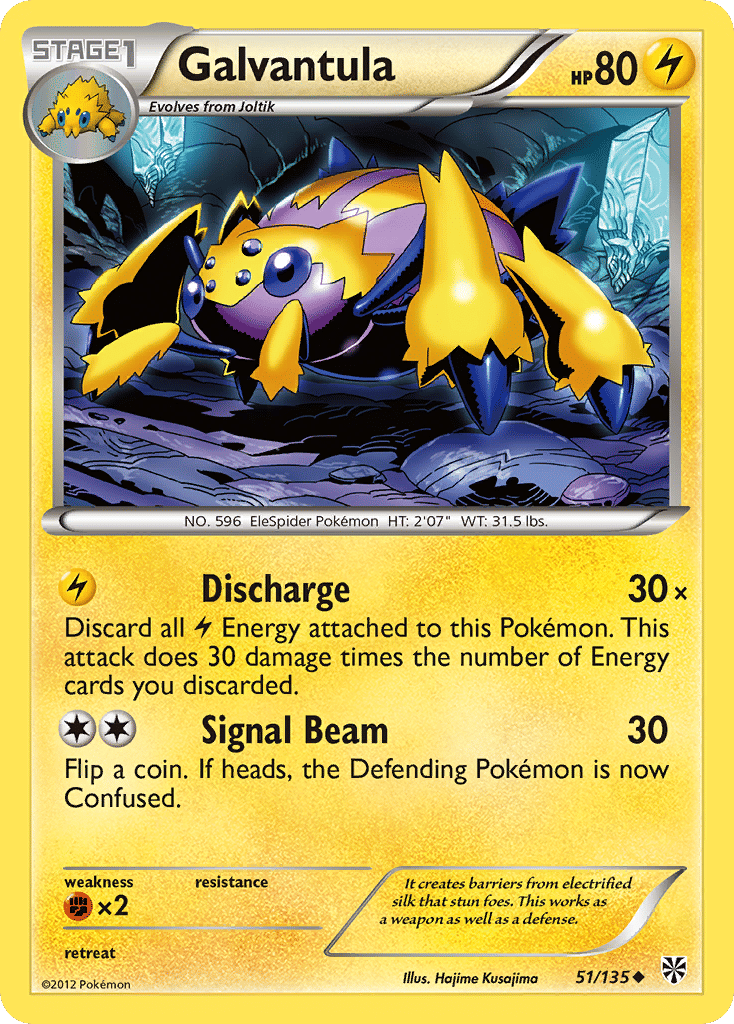 Galvantula — Plasma Storm — Pokemon