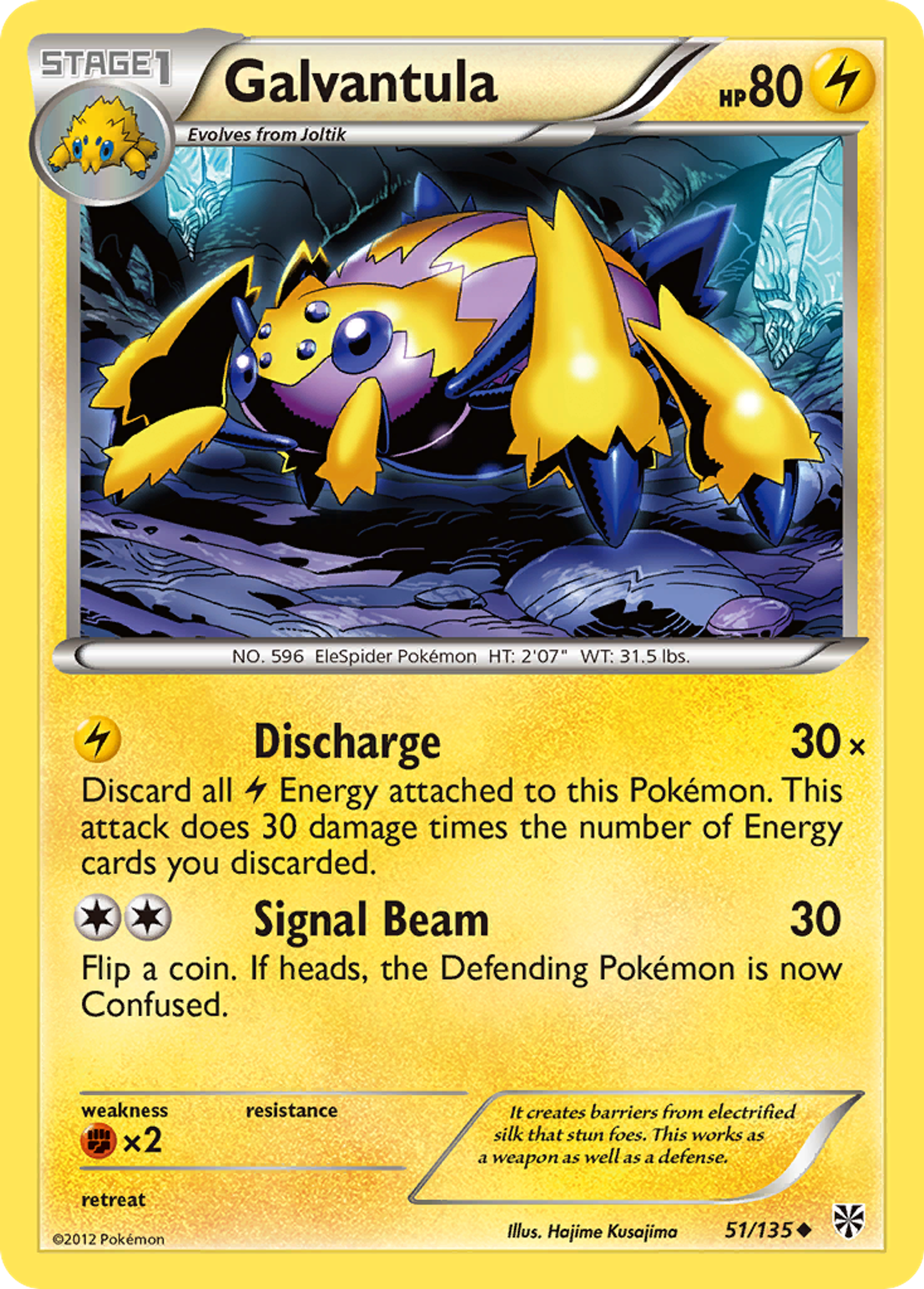 Galvantula — Plasma Storm — Pokemon