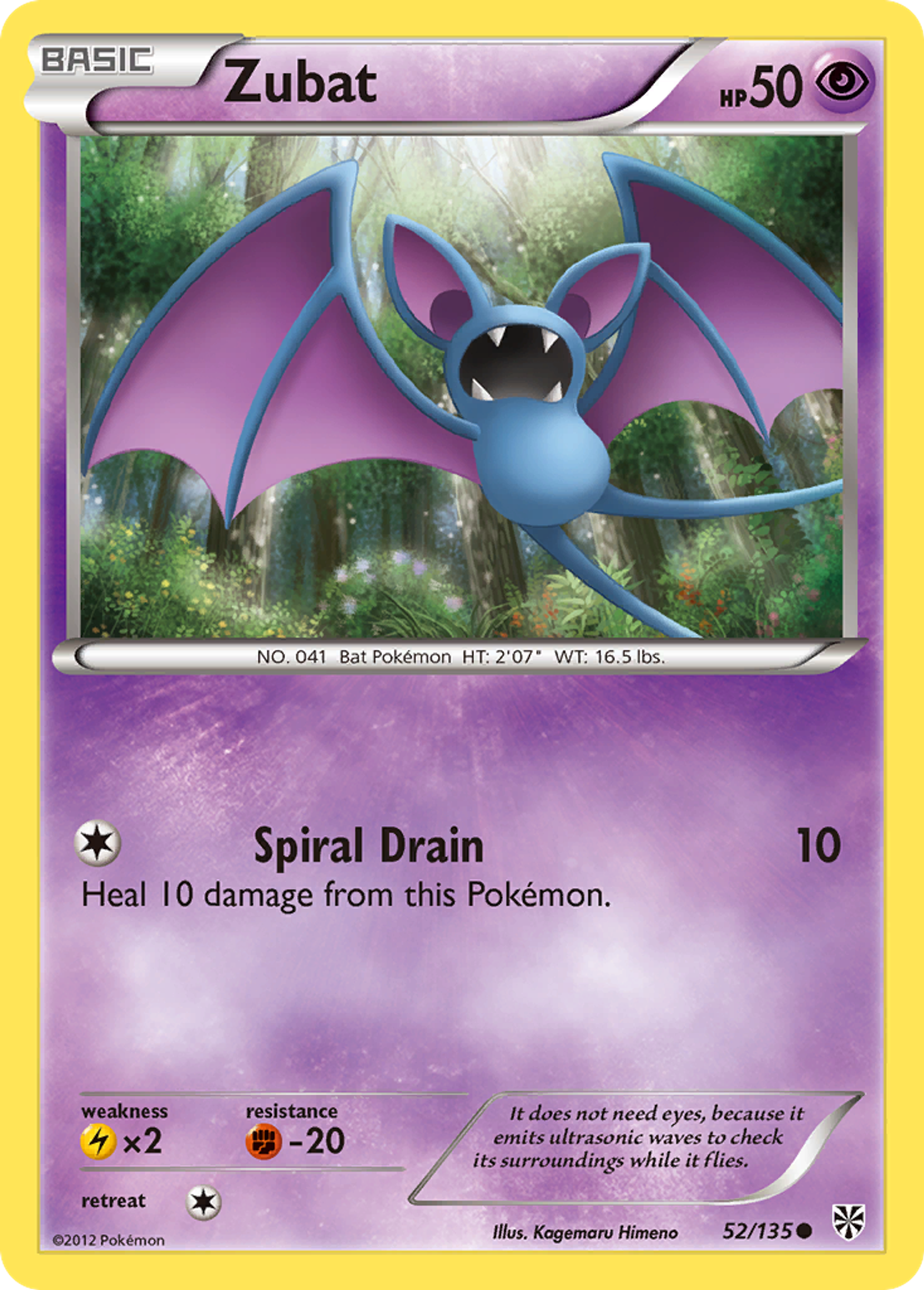 Zubat — Plasma Storm — Pokemon