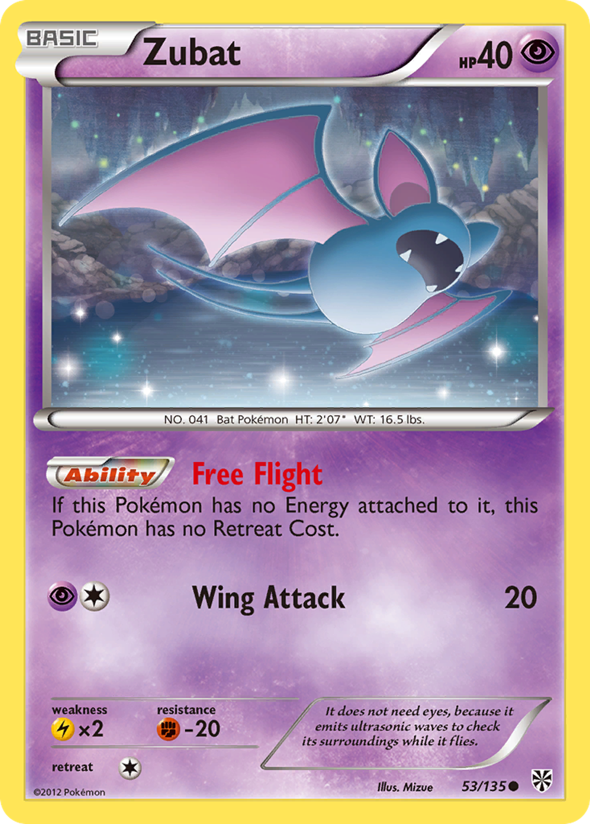 Zubat — Plasma Storm — Pokemon