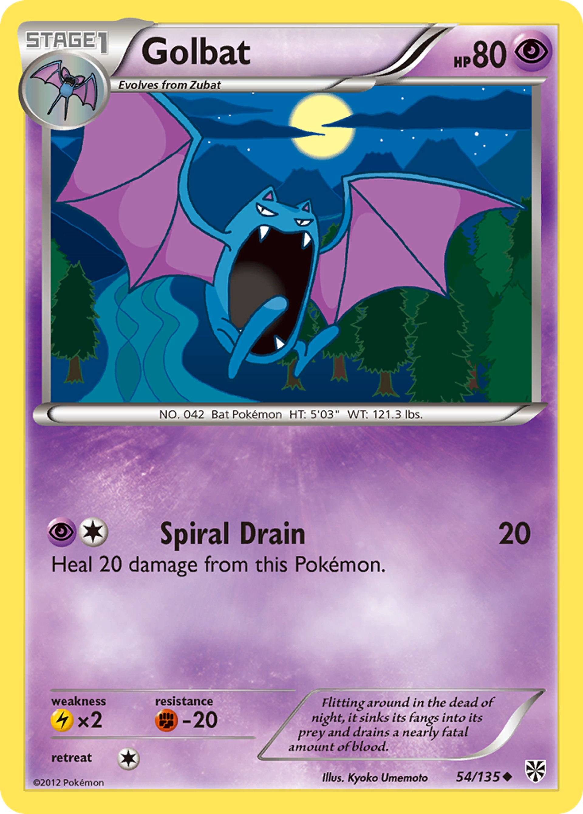 Golbat — Plasma Storm — Pokemon