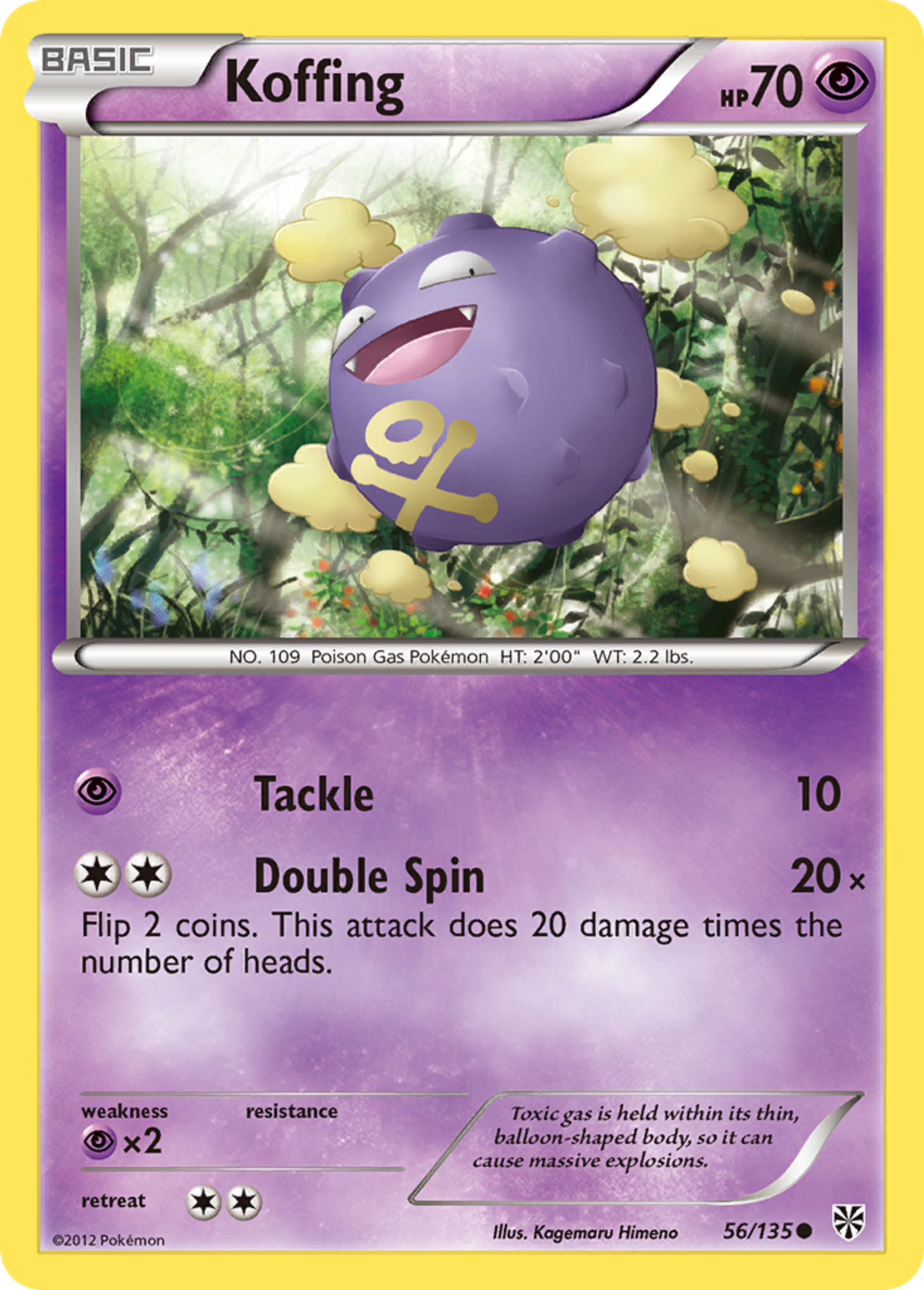 Koffing — Plasma Storm — Pokemon