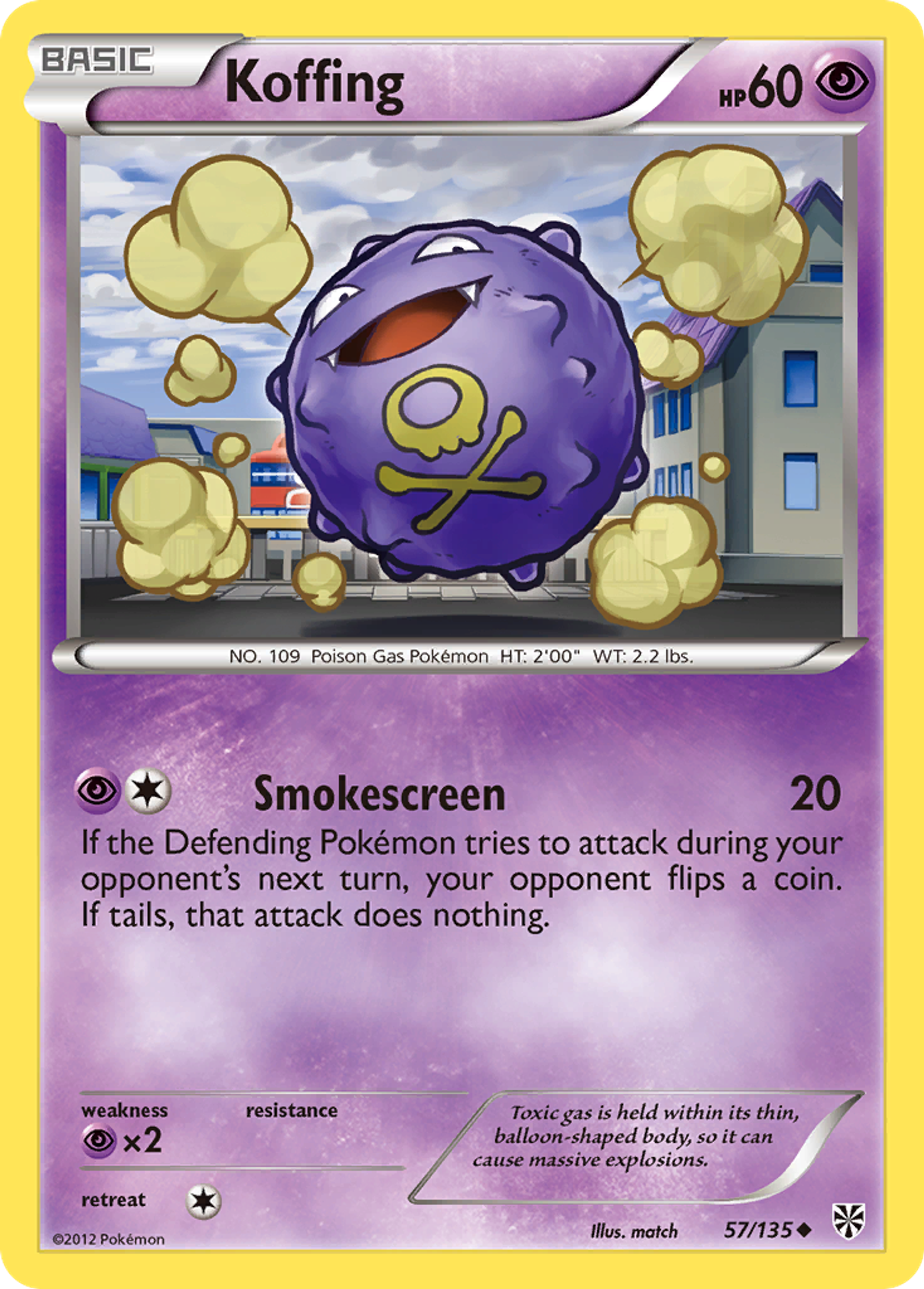 Koffing — Plasma Storm — Pokemon