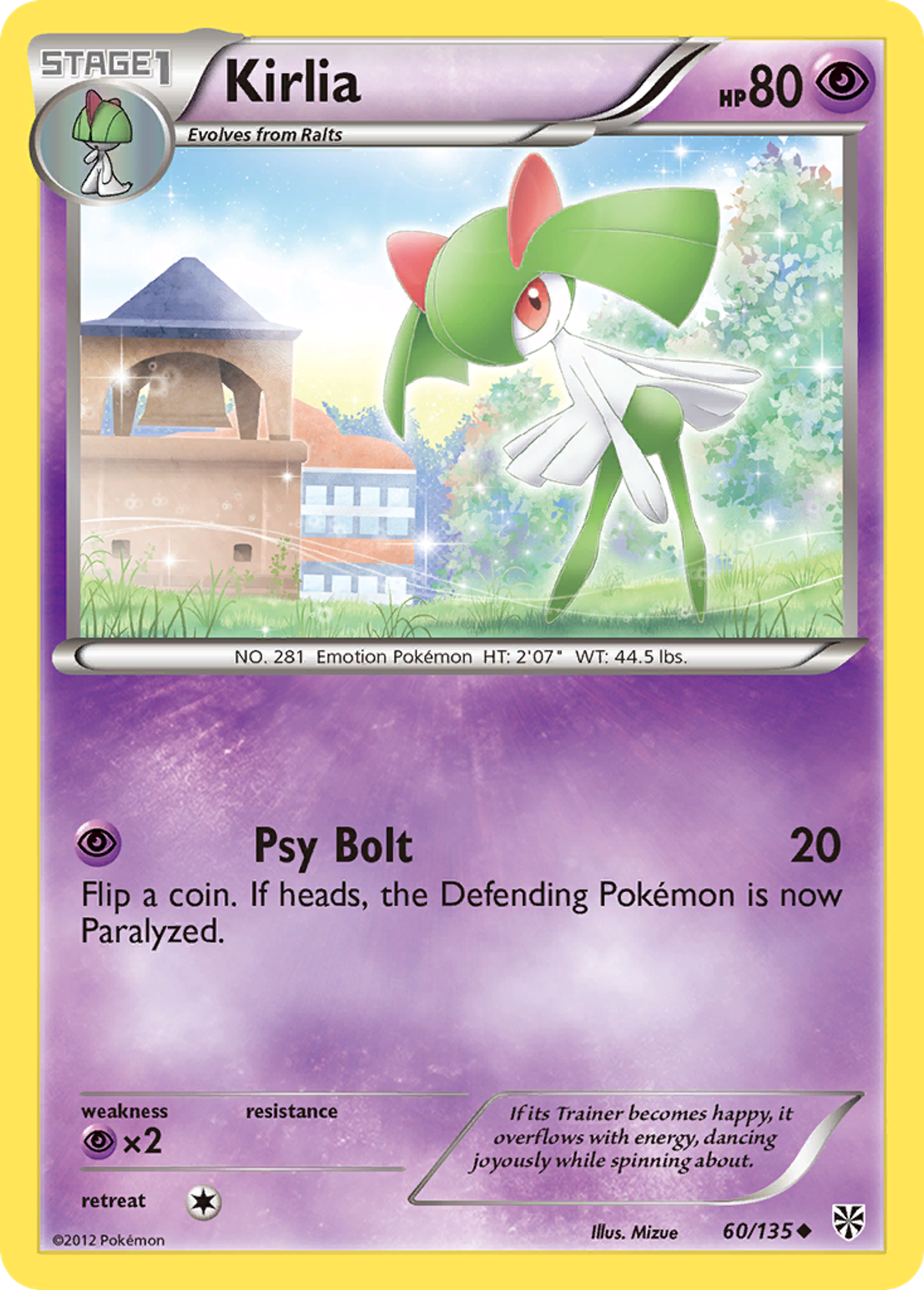Kirlia — Plasma Storm — Pokemon