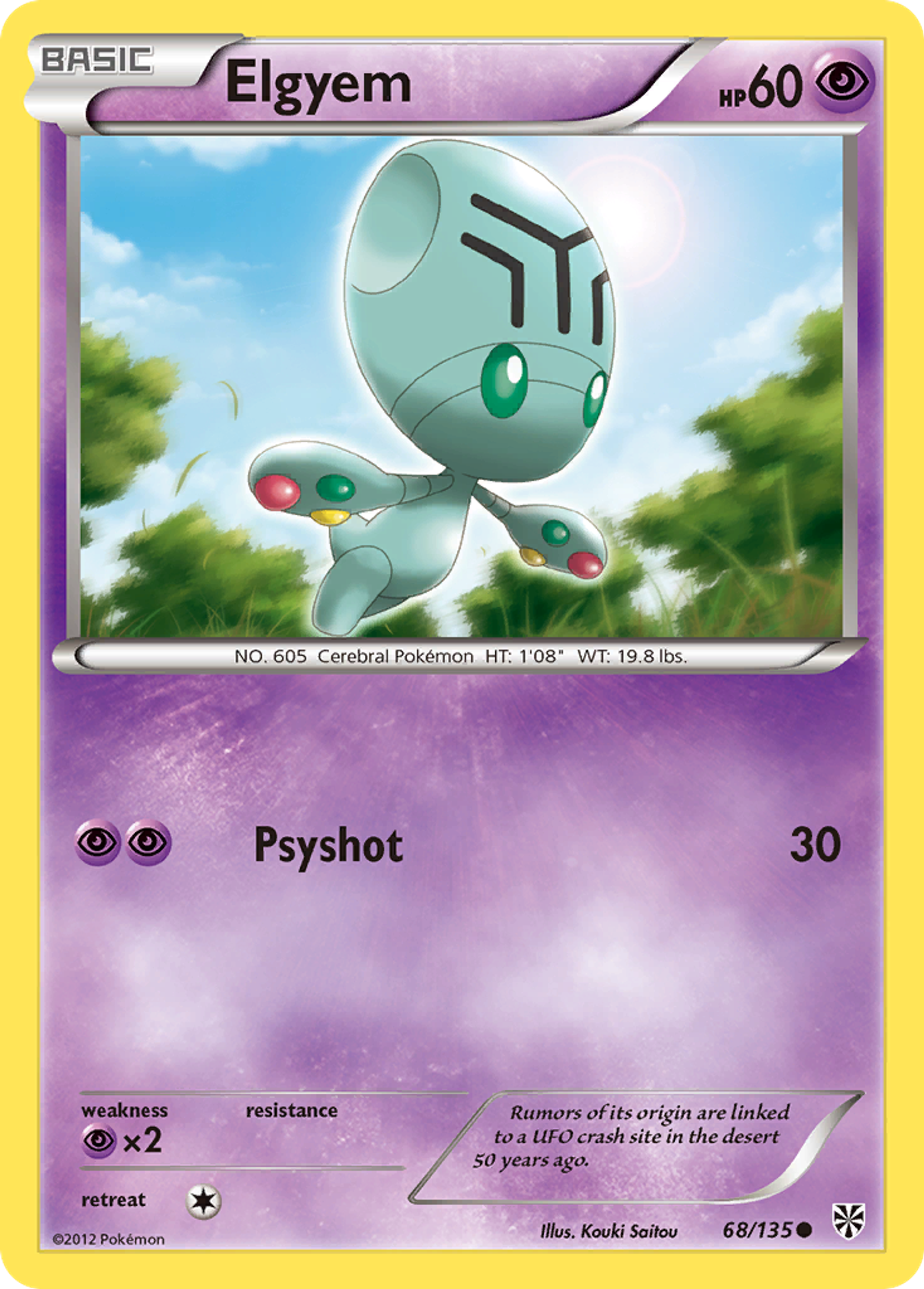 Elgyem — Plasma Storm — Pokemon