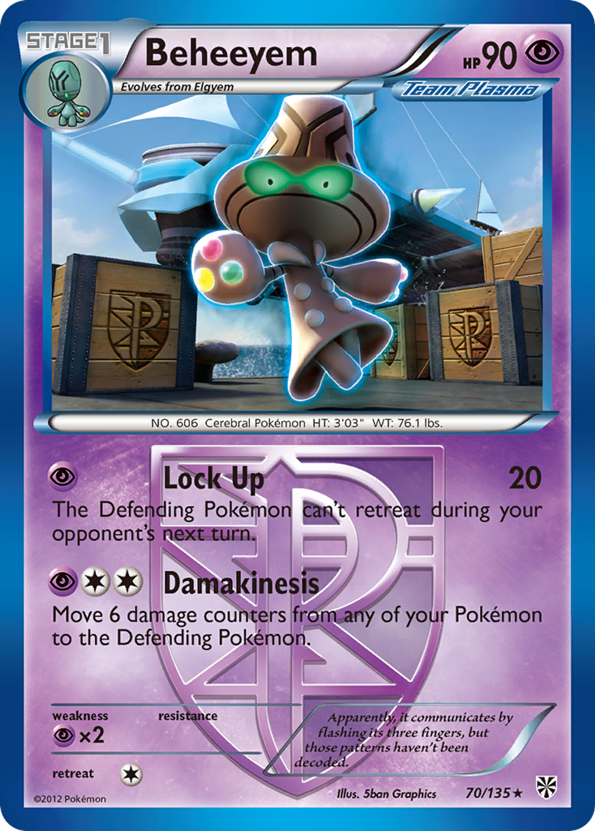 Beheeyem — Plasma Storm — Pokemon